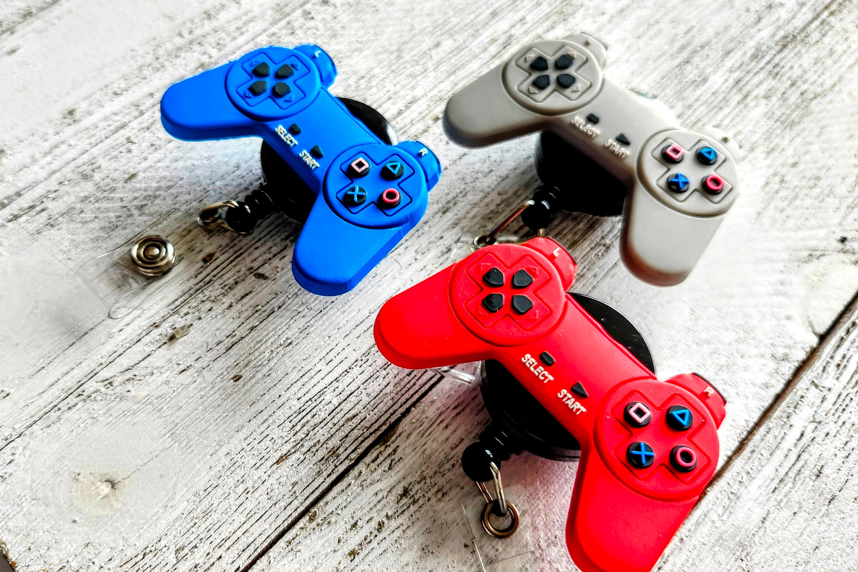 Original PS1 Controller Retractable Badge Reel