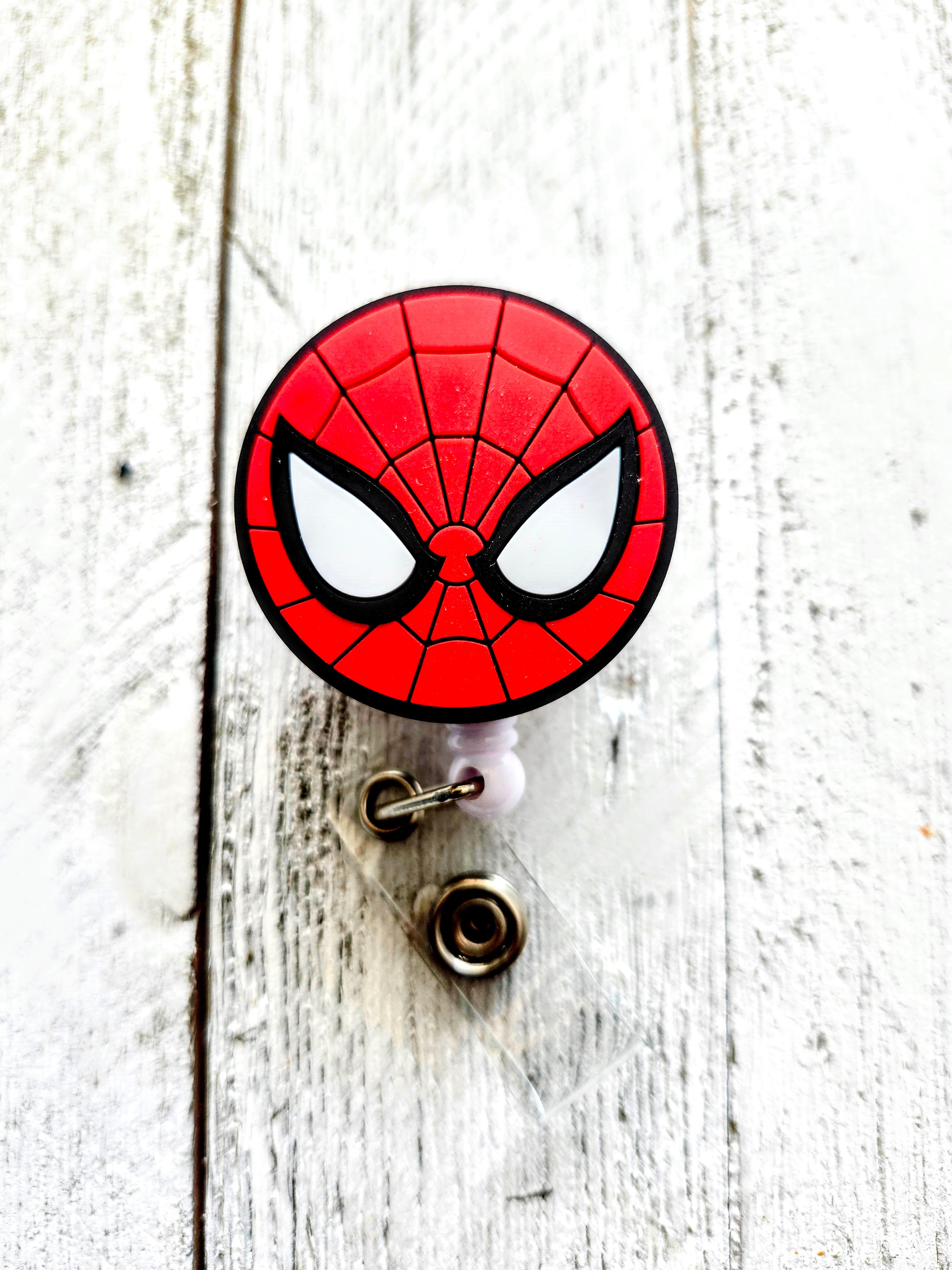 'Friendly Neighborhood' Spiderman Logo Retractable Badge Reel