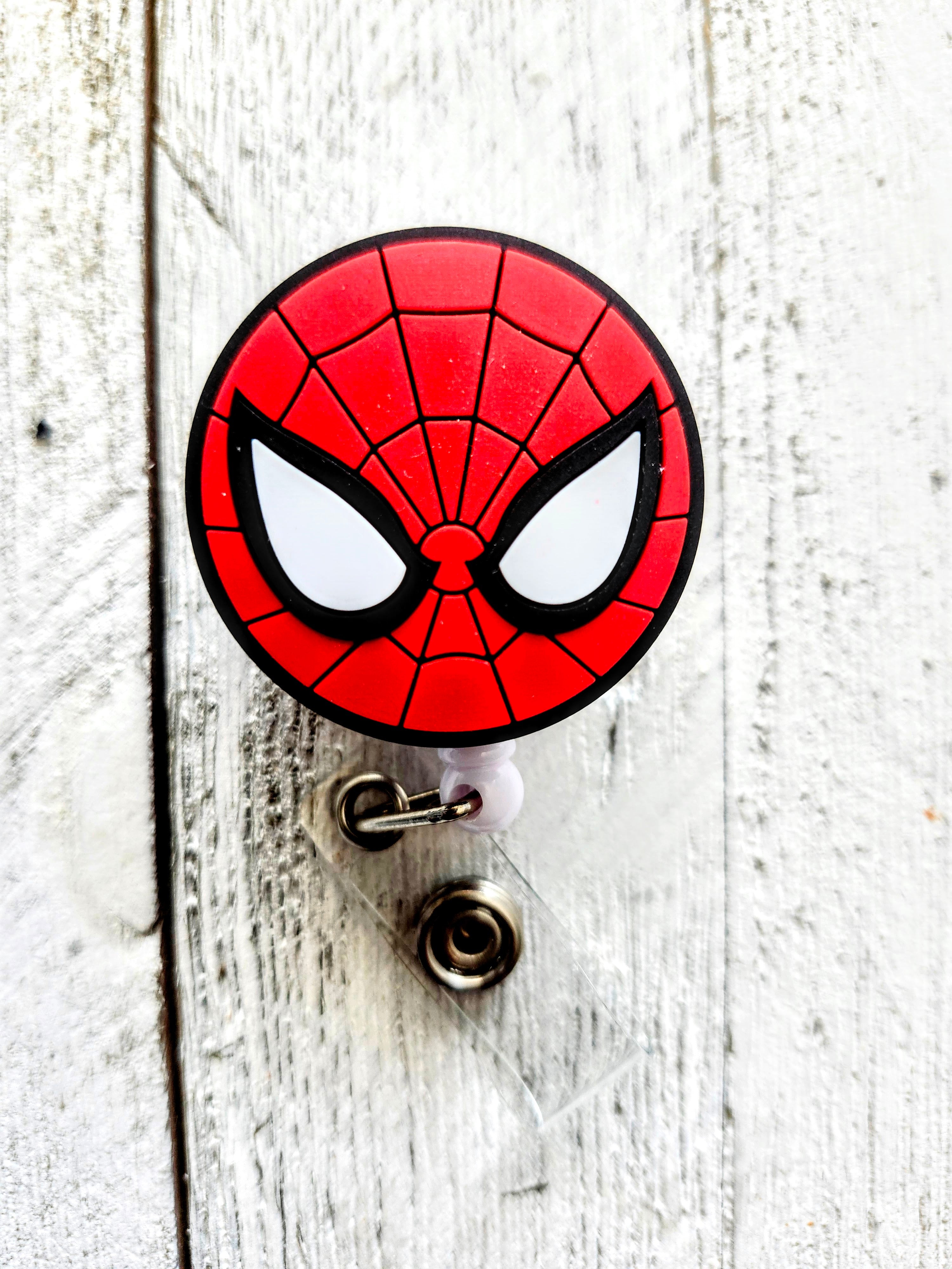'Friendly Neighborhood' Spiderman Logo Retractable Badge Reel