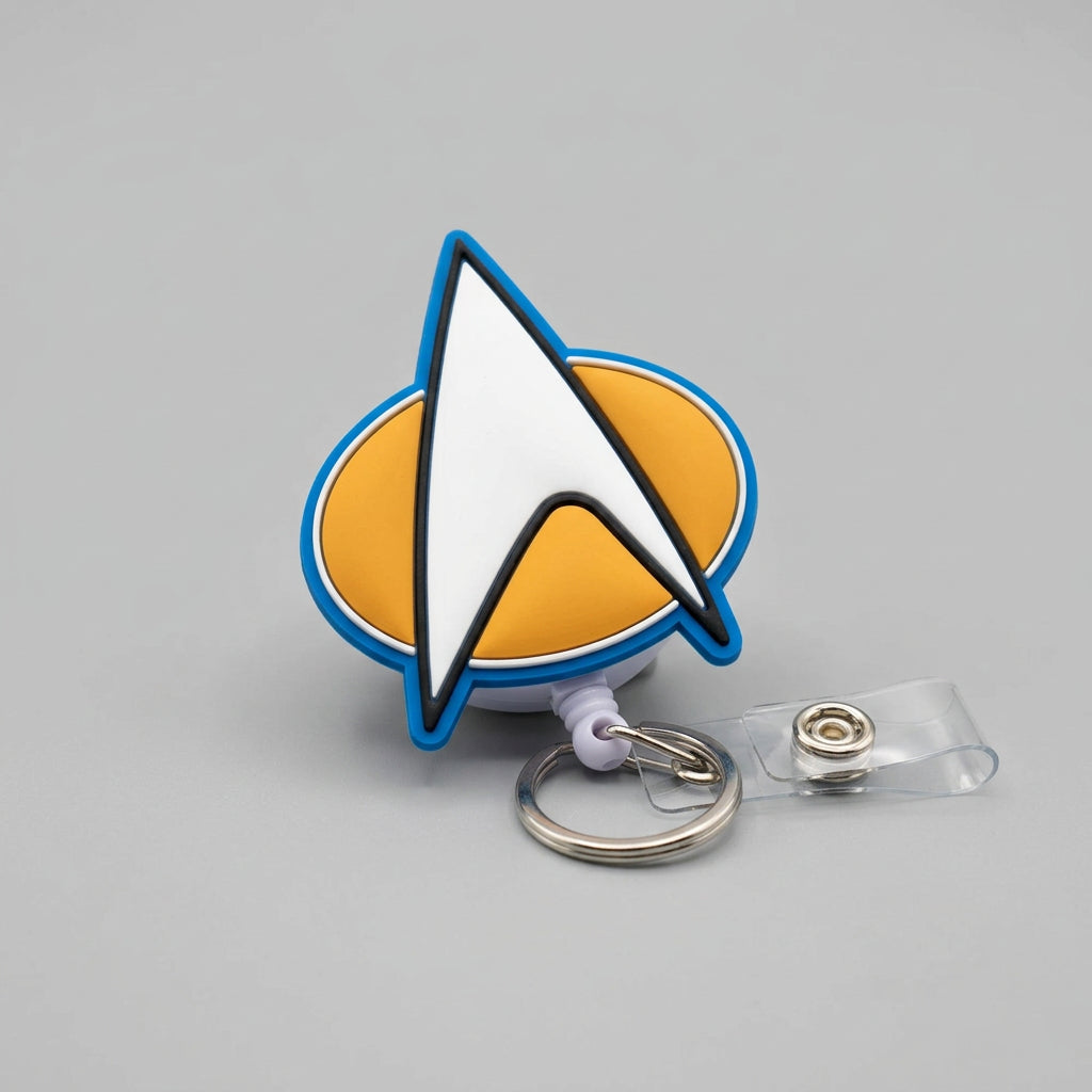 Star Trek Original Series Communicator Badge Reel – Retractable Work ID Holder