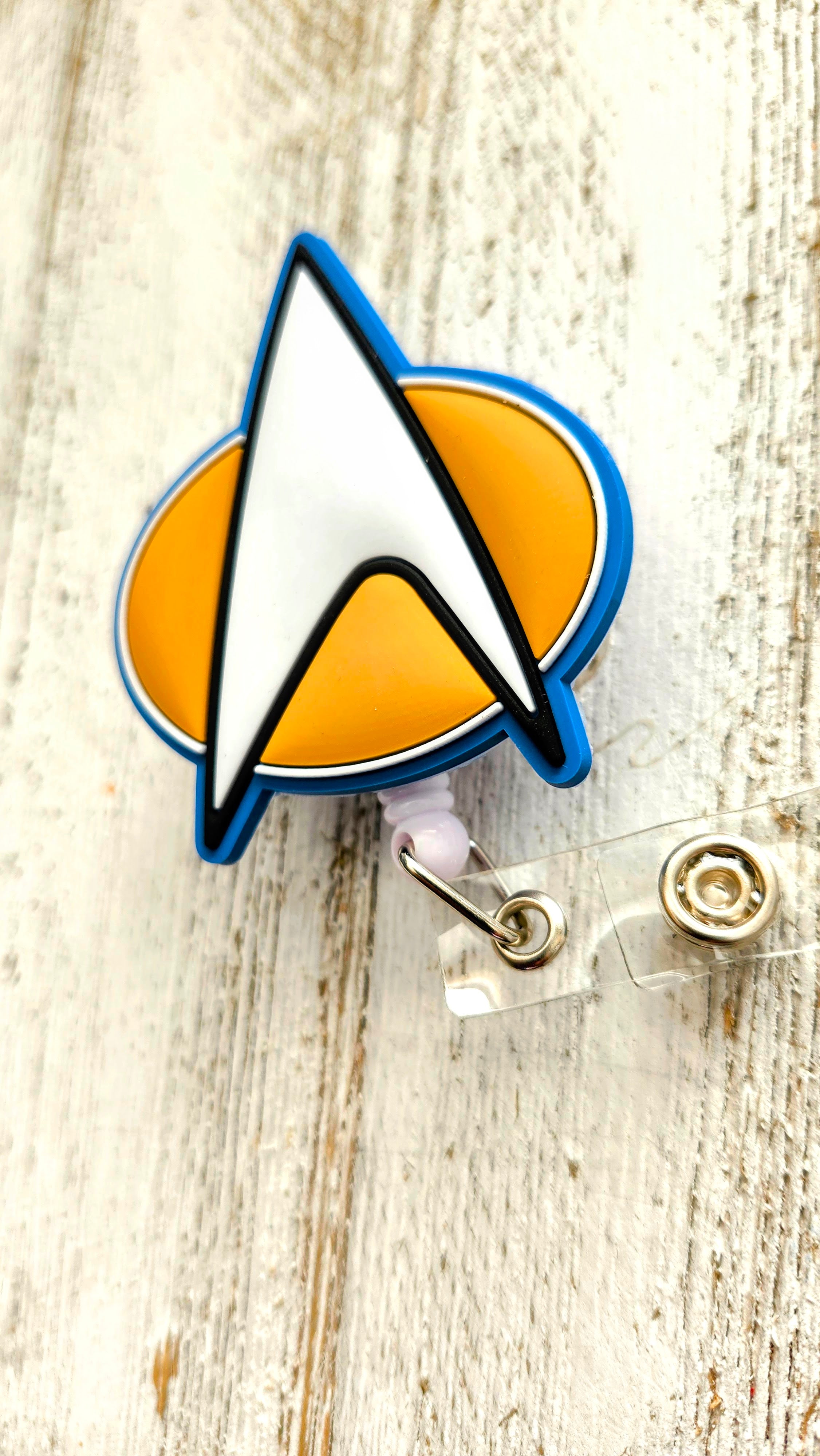 Star Trek TNG Original Series Communications Badge Reel