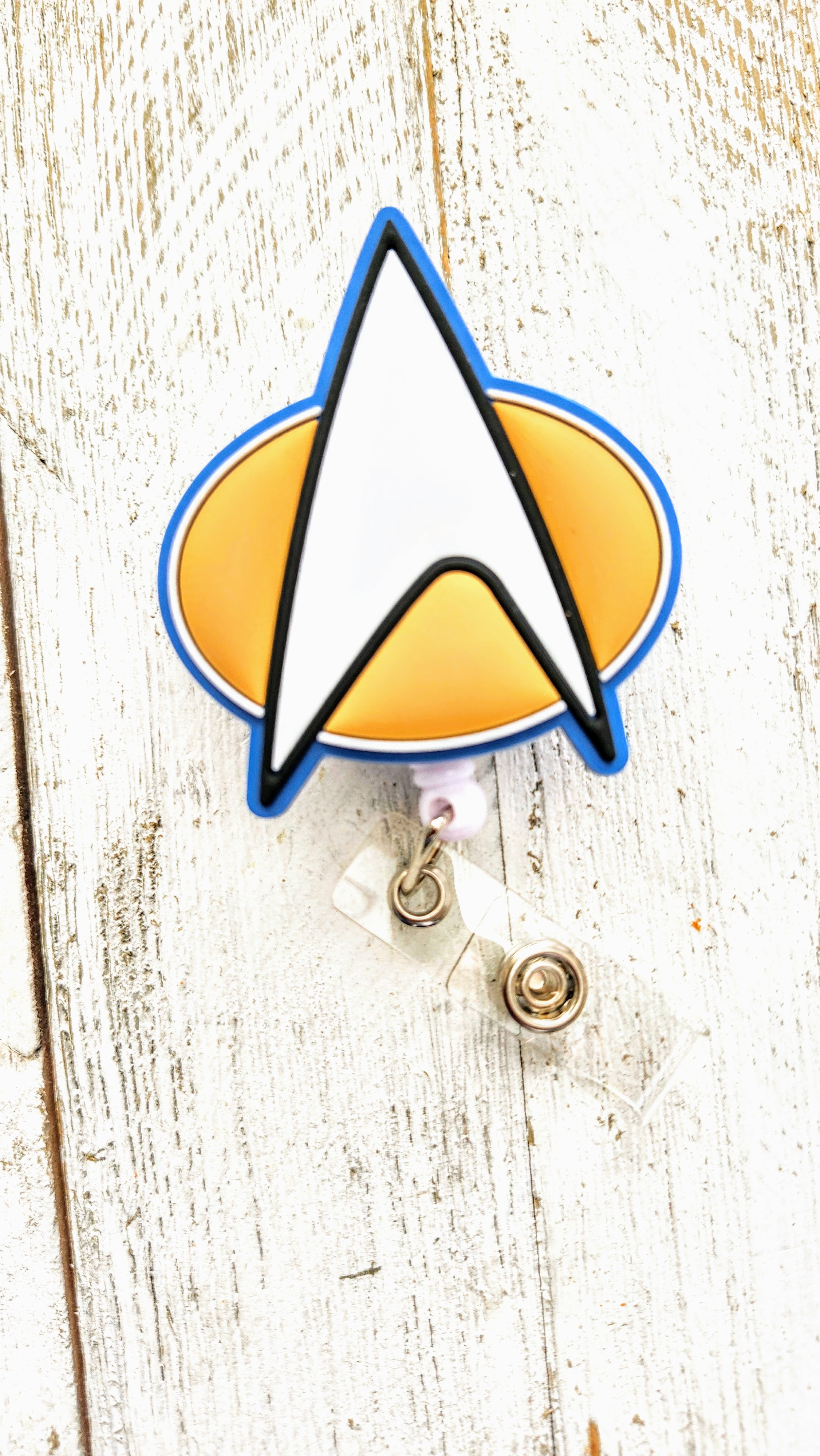 Star Trek Original Series Communicator Badge Reel – Retractable Work ID Holder