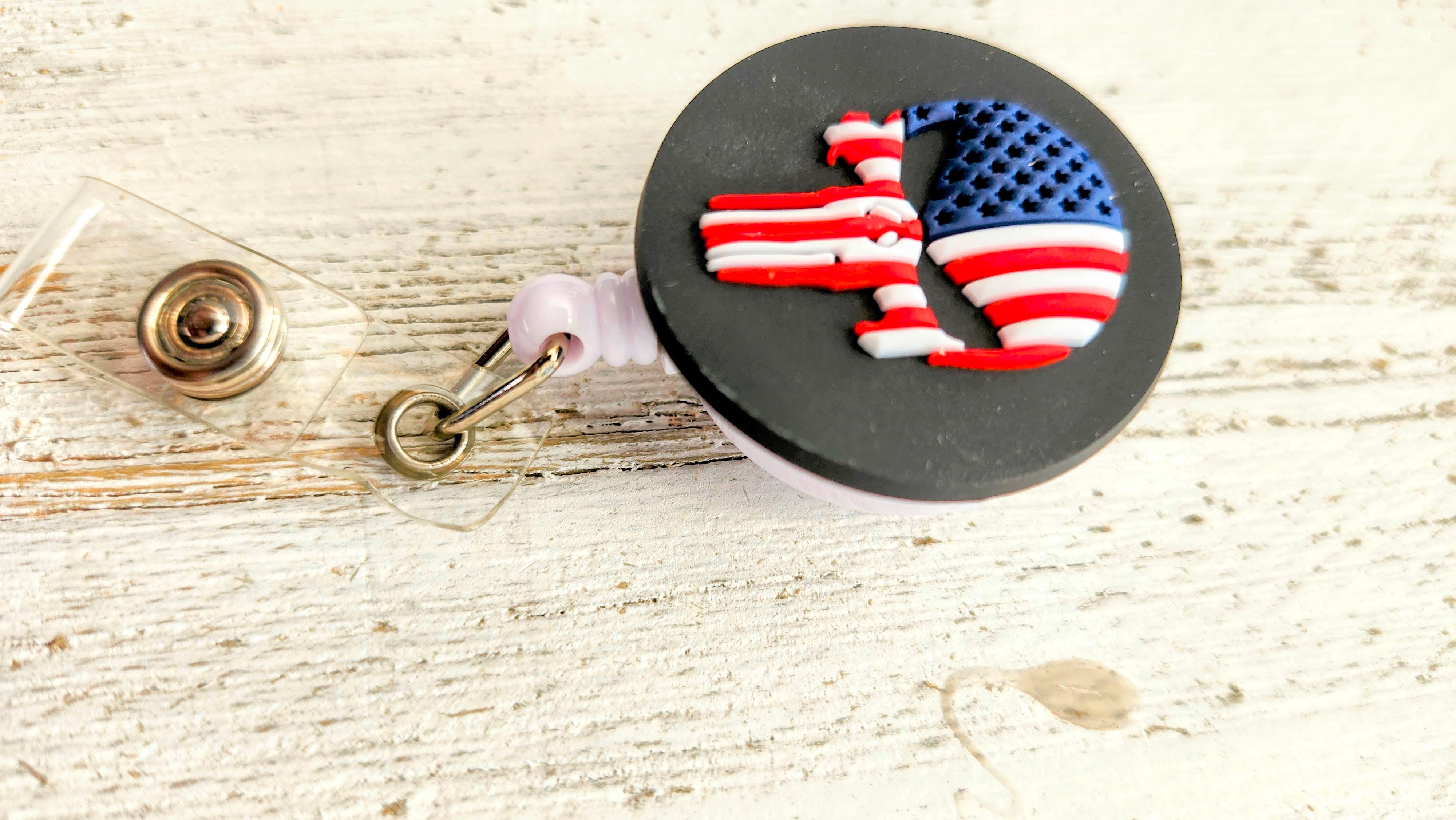 The Punisher Retractable Badge Reel