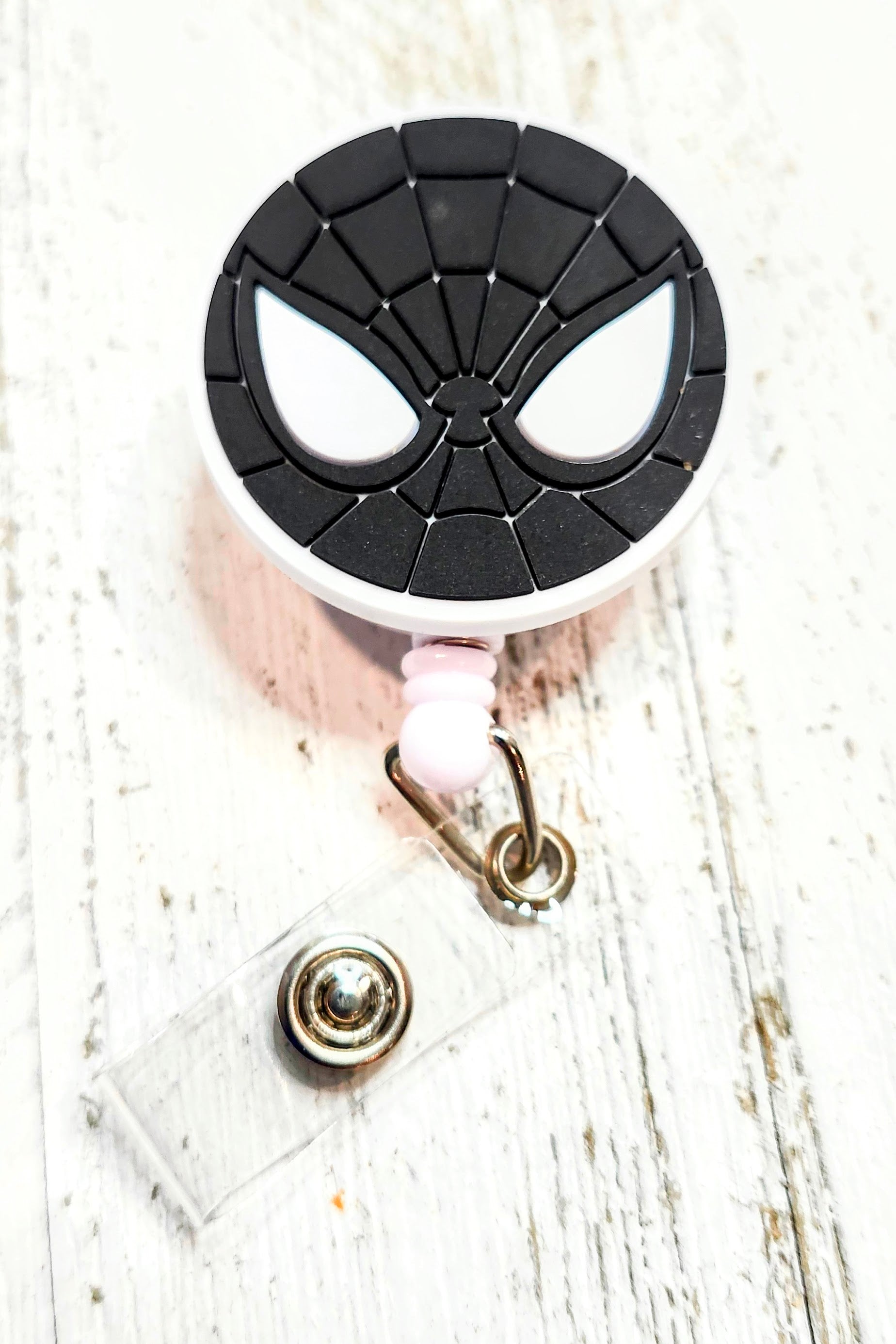 'Friendly Neighborhood' Spiderman Logo Retractable Badge Reel