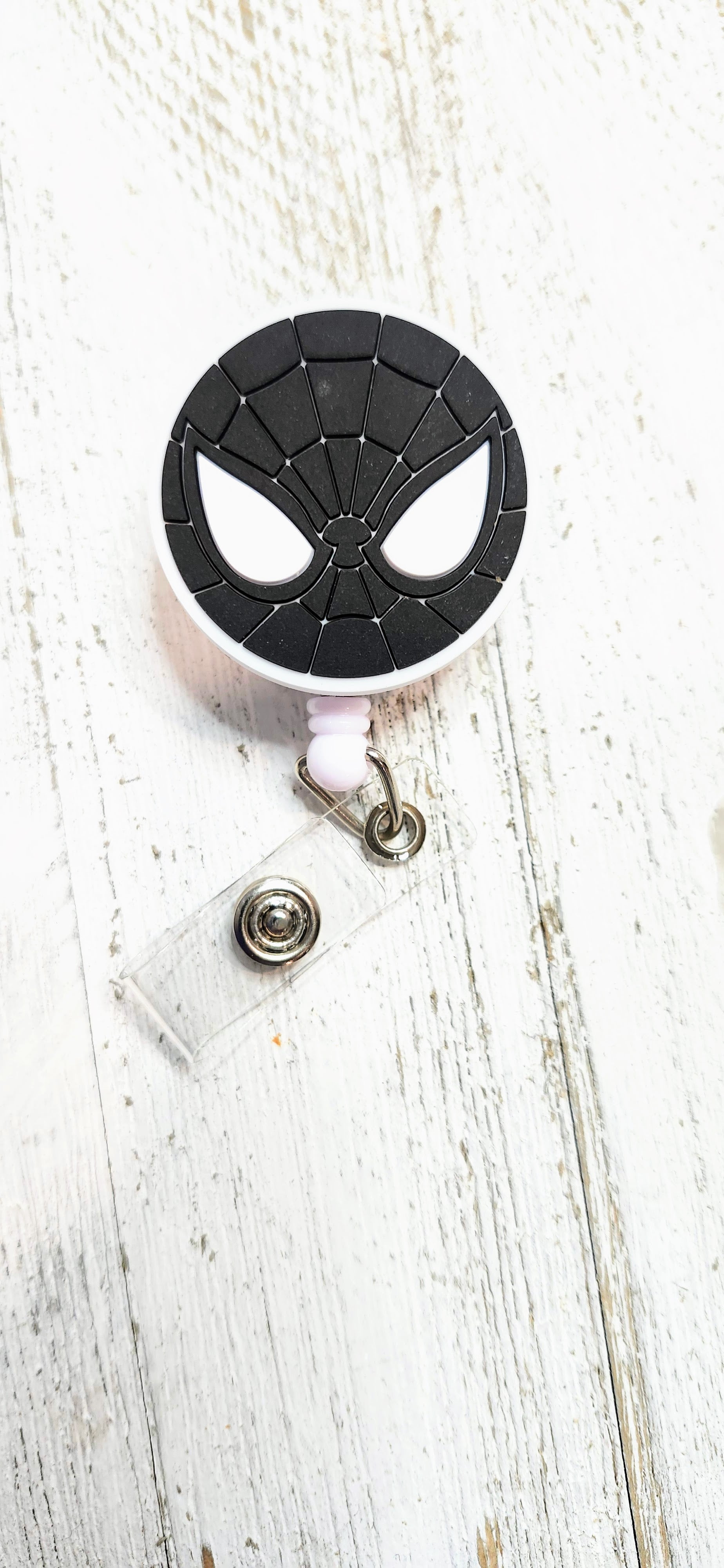 'Friendly Neighborhood' Spiderman Logo Retractable Badge Reel
