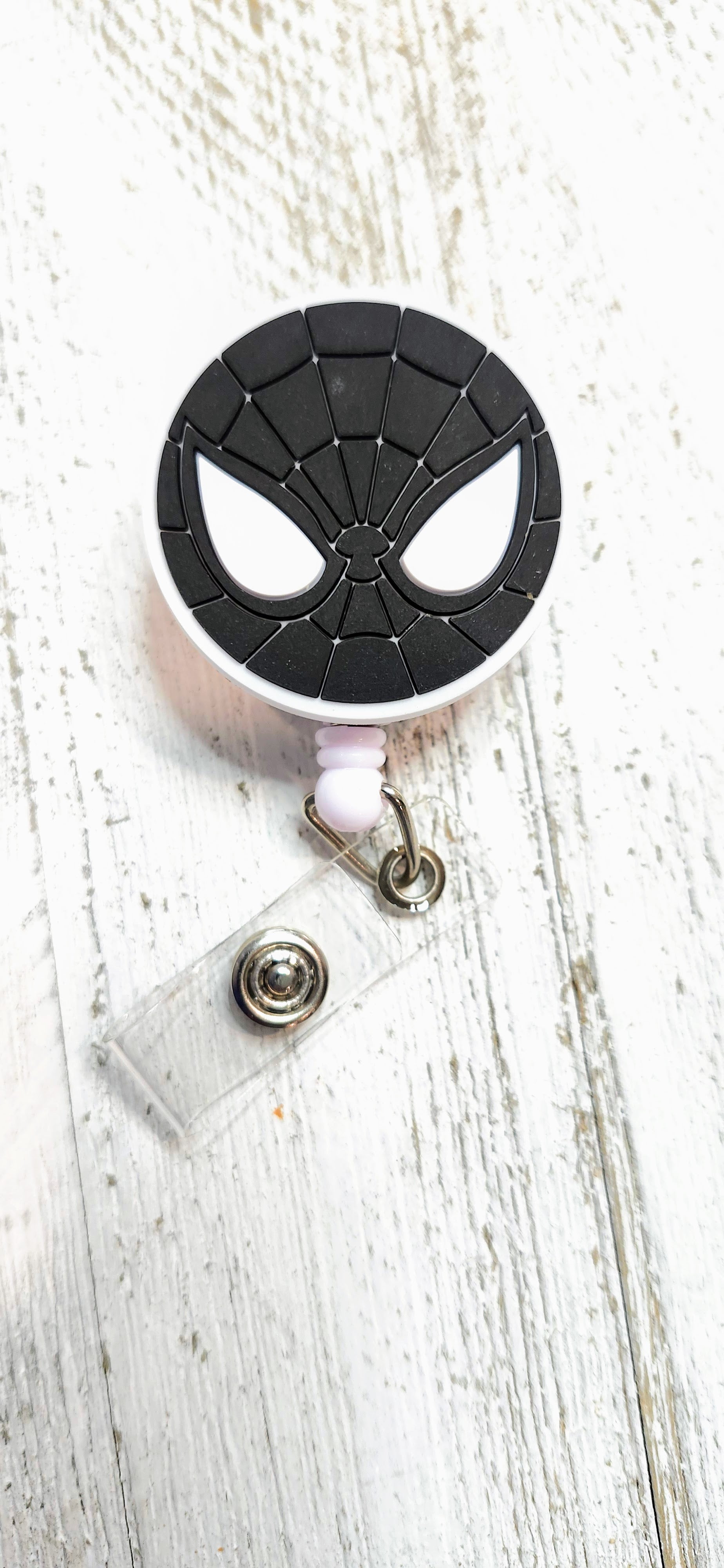 'Friendly Neighborhood' Spiderman Logo Retractable Badge Reel