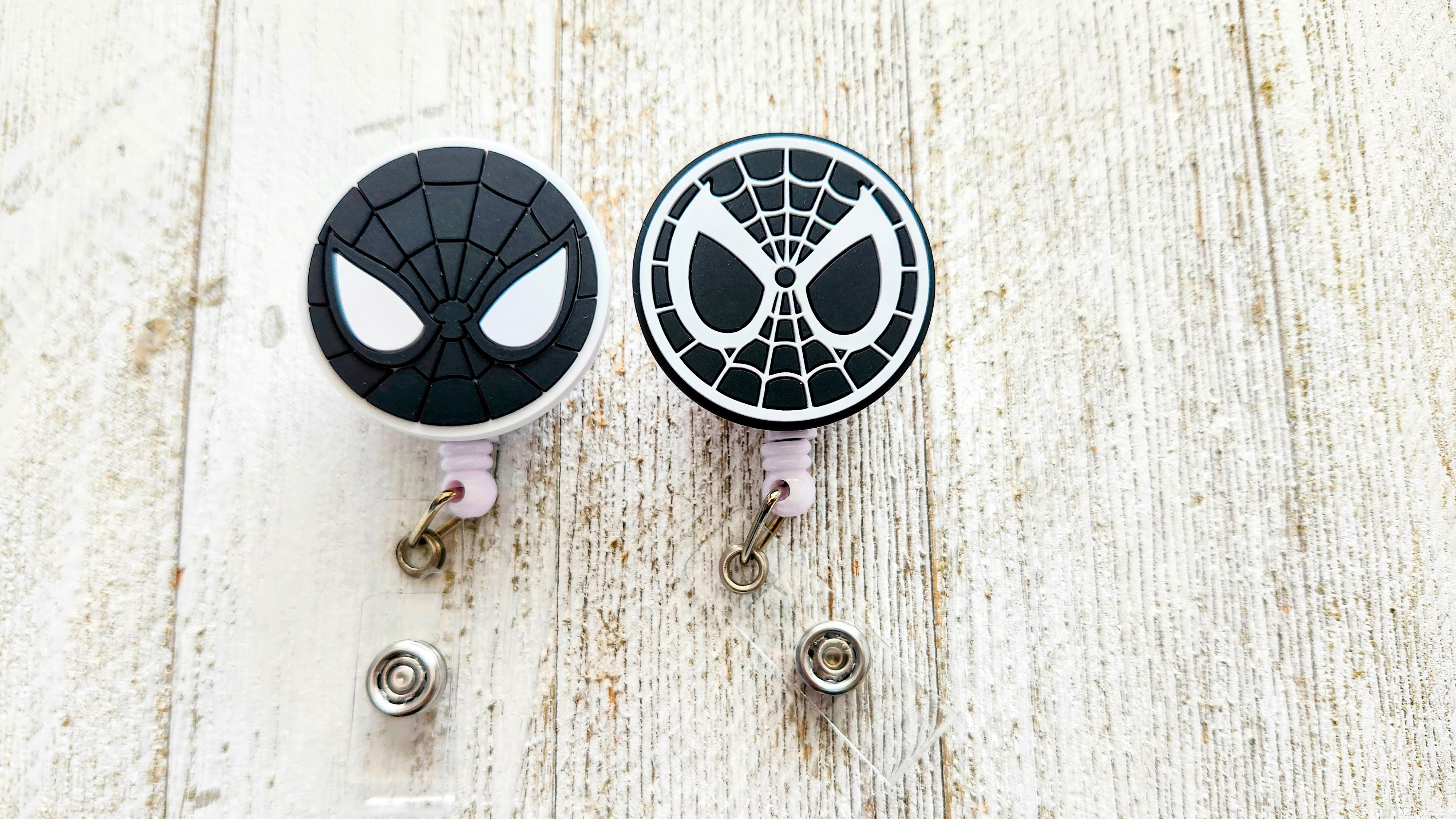 'Friendly Neighborhood' Spiderman Logo Retractable Badge Reel