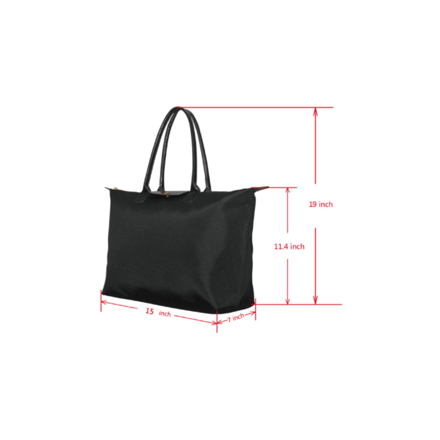Functional Full Color Zipper Tote