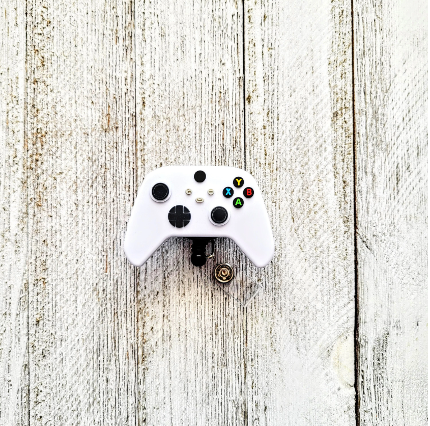 XBox Controller Retractable Badge Reel
