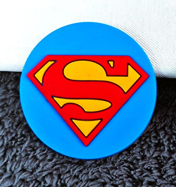 Superman 'Man of Steel' Retractable Badge Reel