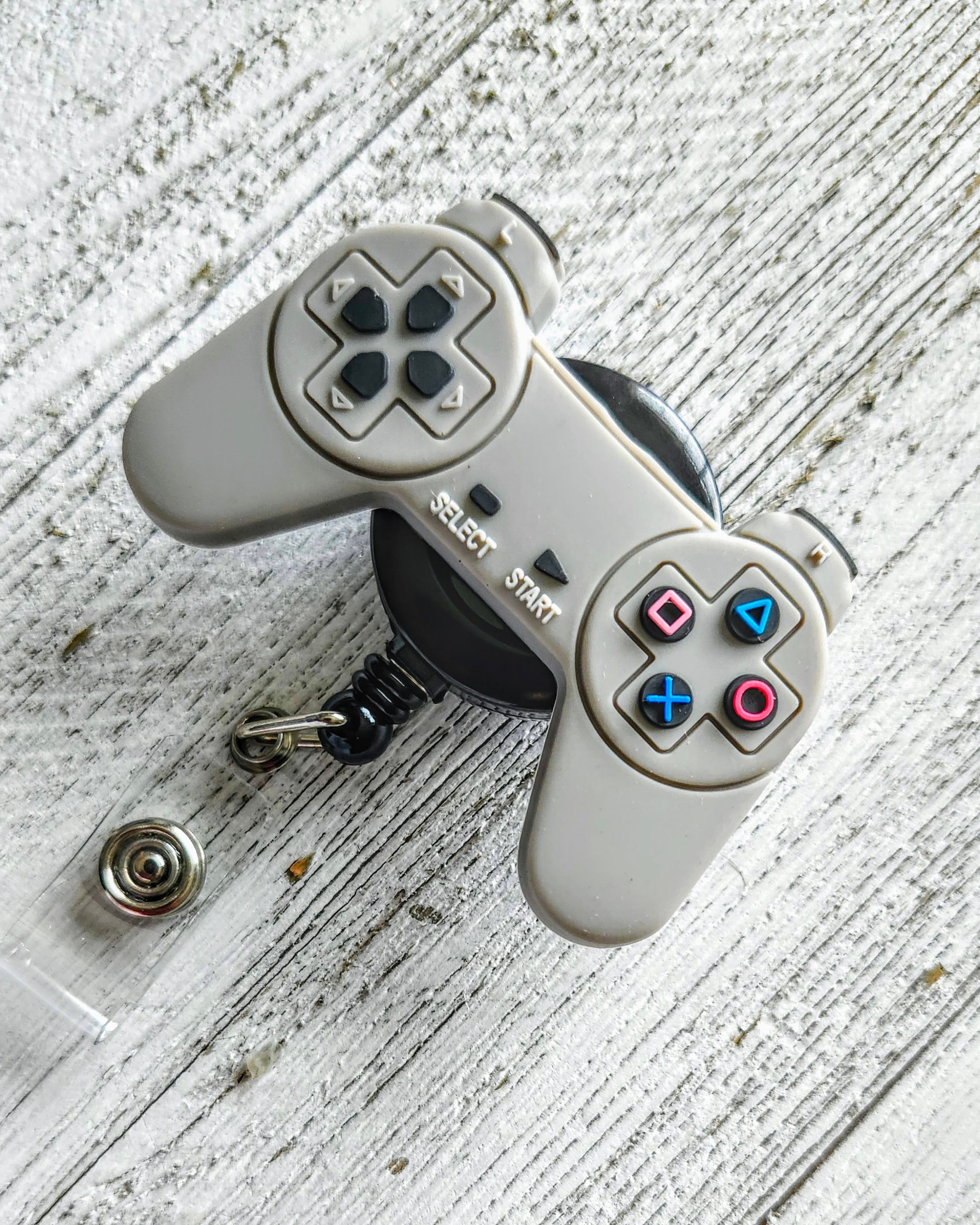 Original PS1 Controller Retractable Badge Reel