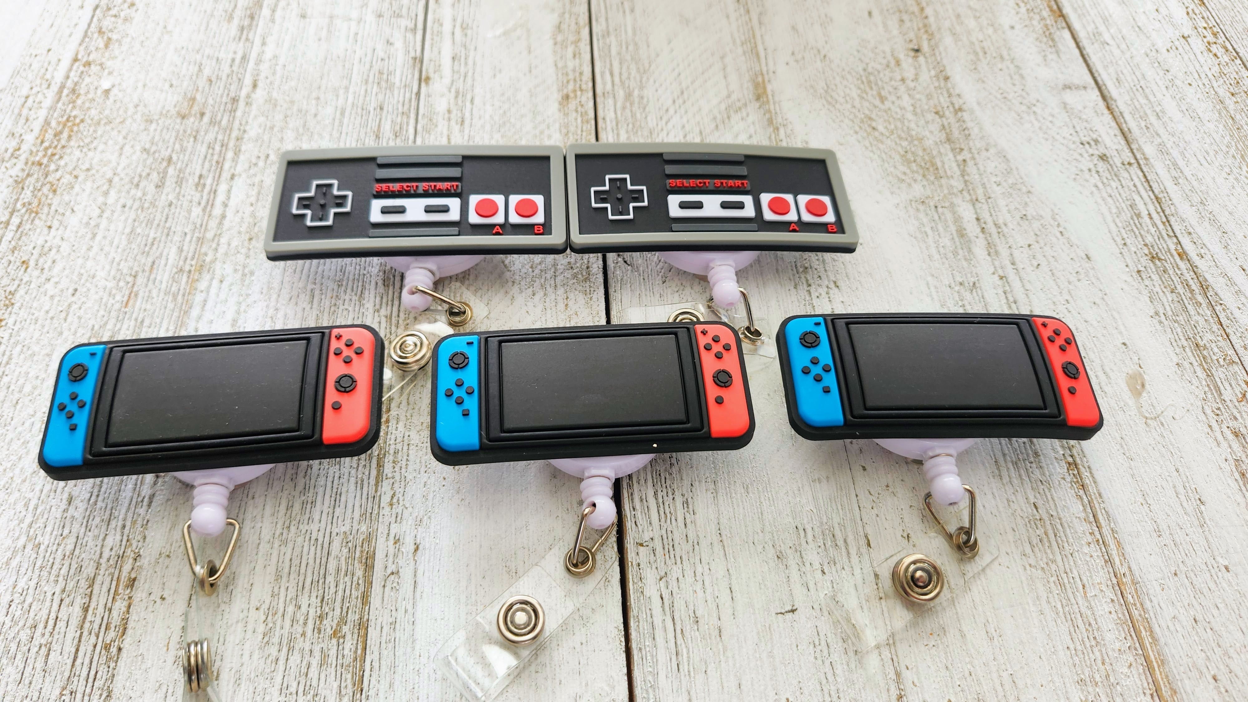 Original Nintendo Controller Retractable Badge Reel