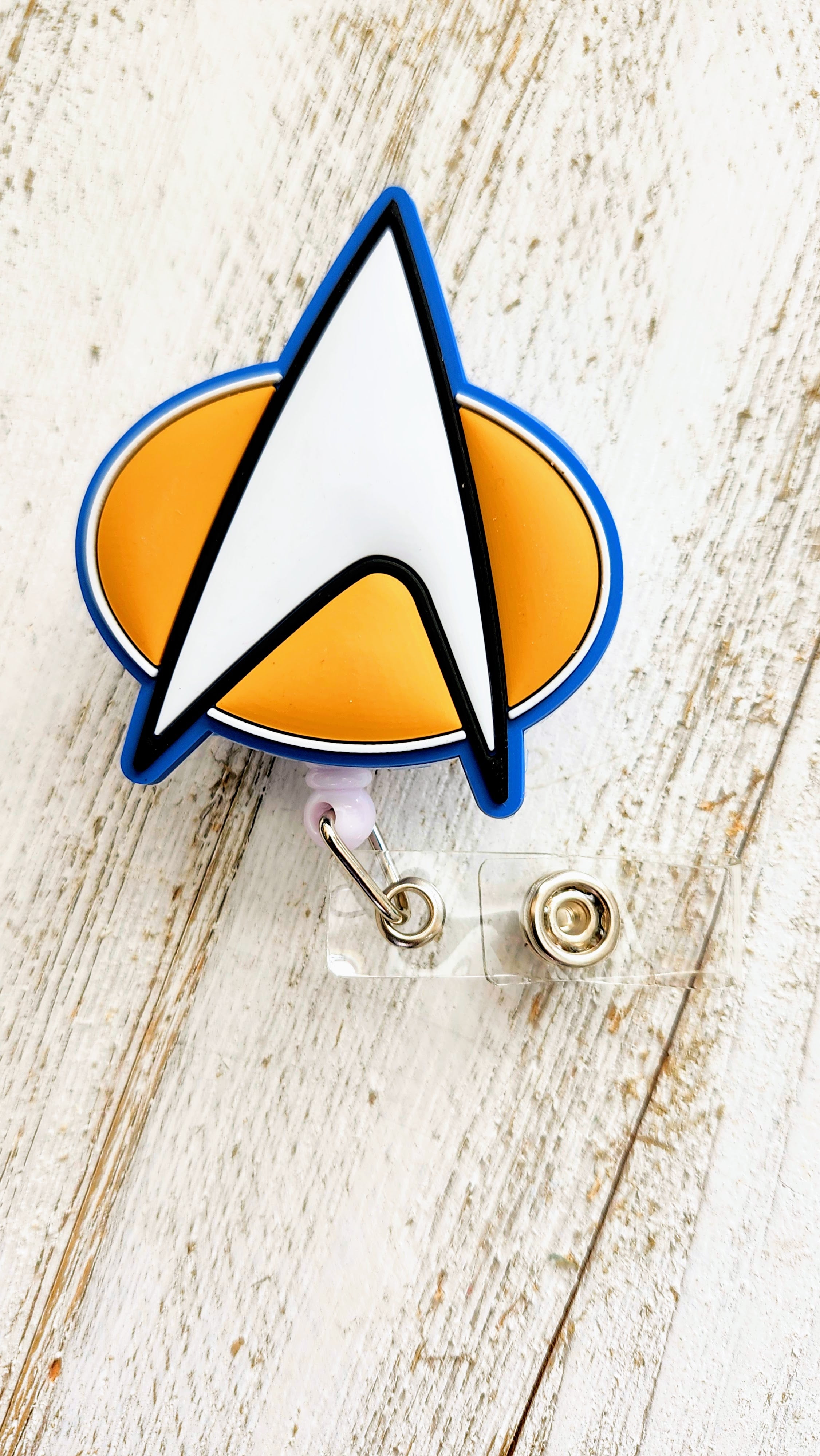 Star Trek TNG Original Series Communications Badge Reel