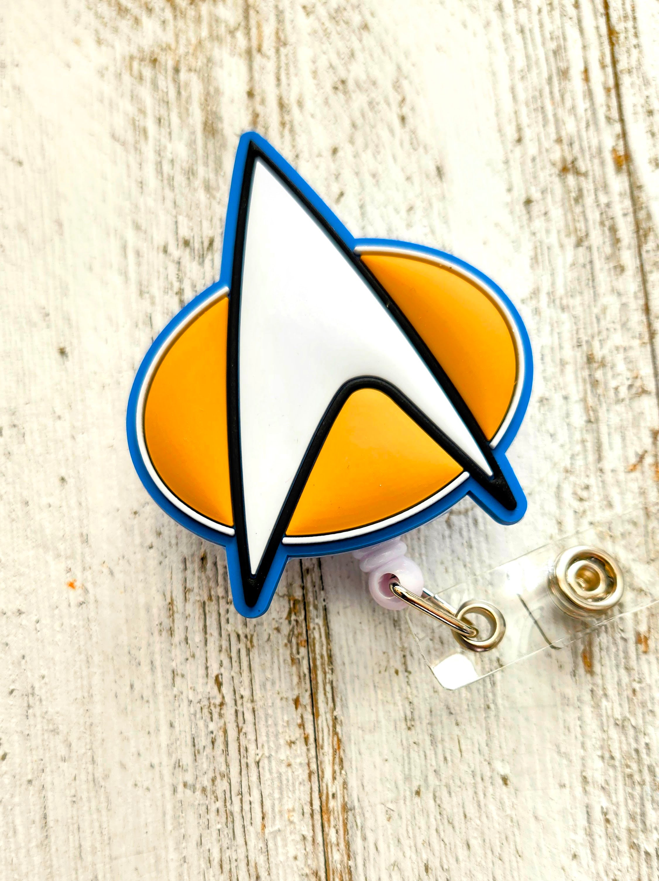 Star Trek TNG Original Series Communications Badge Reel