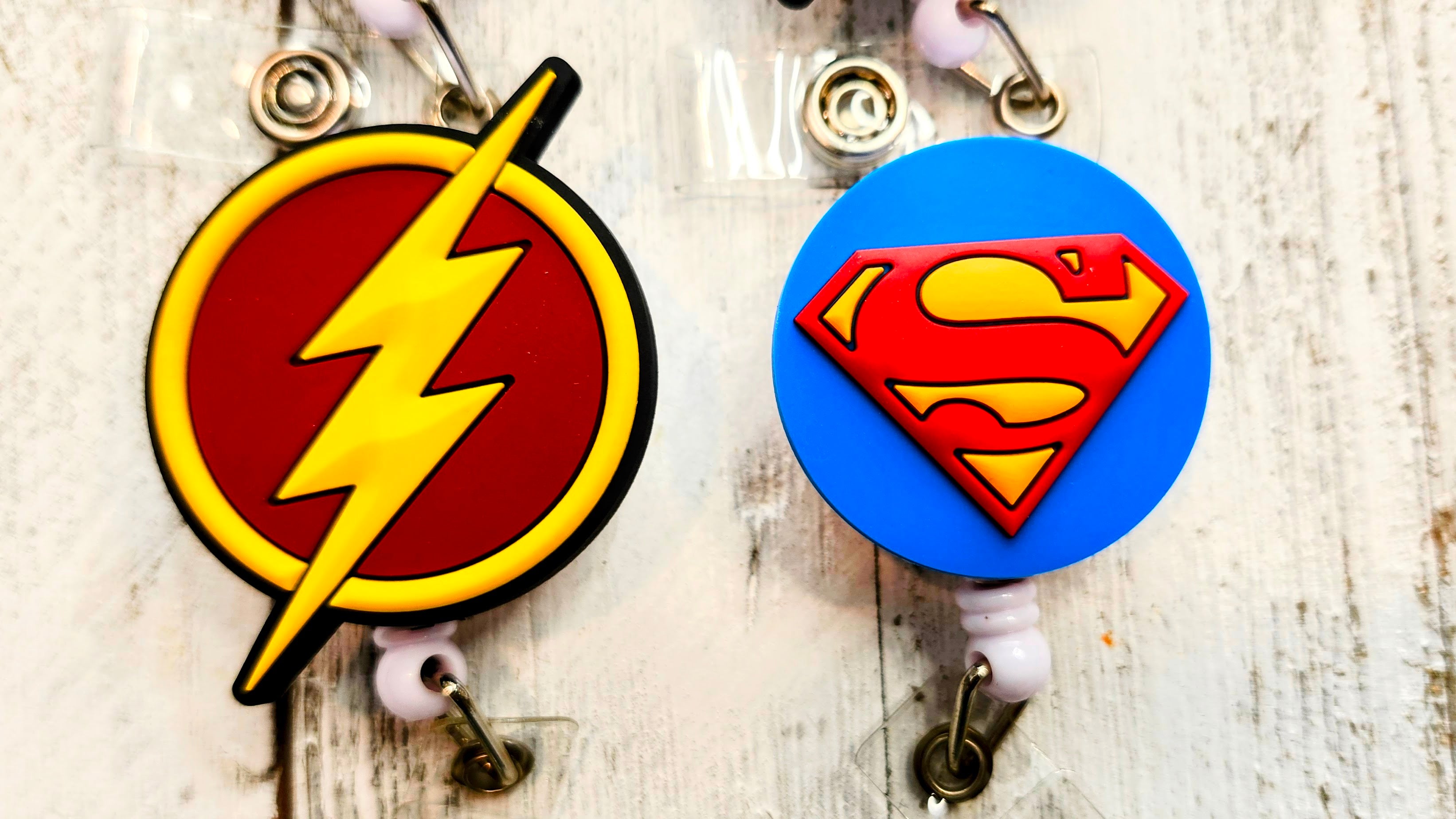 The Flash Superhero Retractable Badge Reel