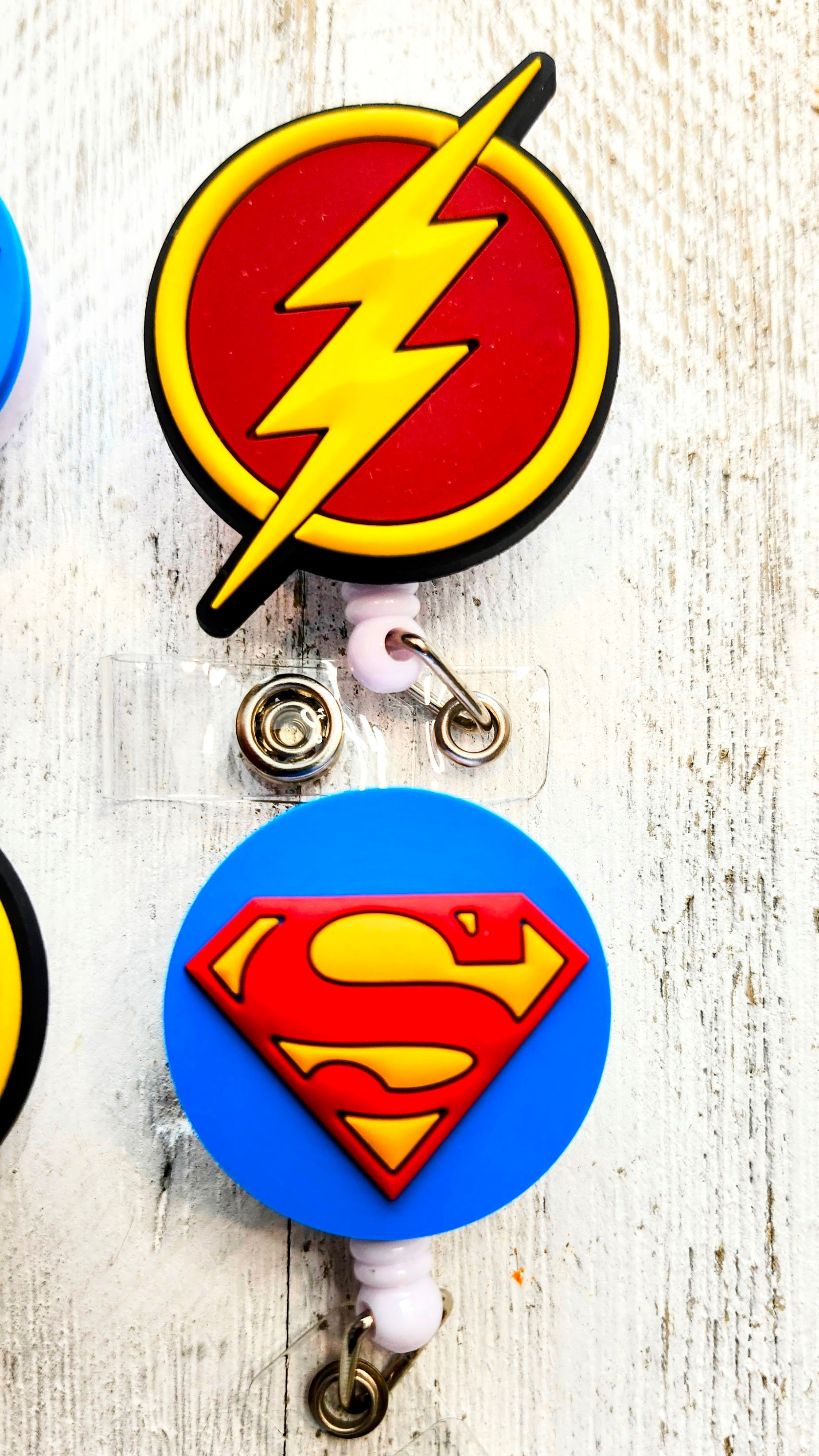 The Flash Superhero Retractable Badge Reel