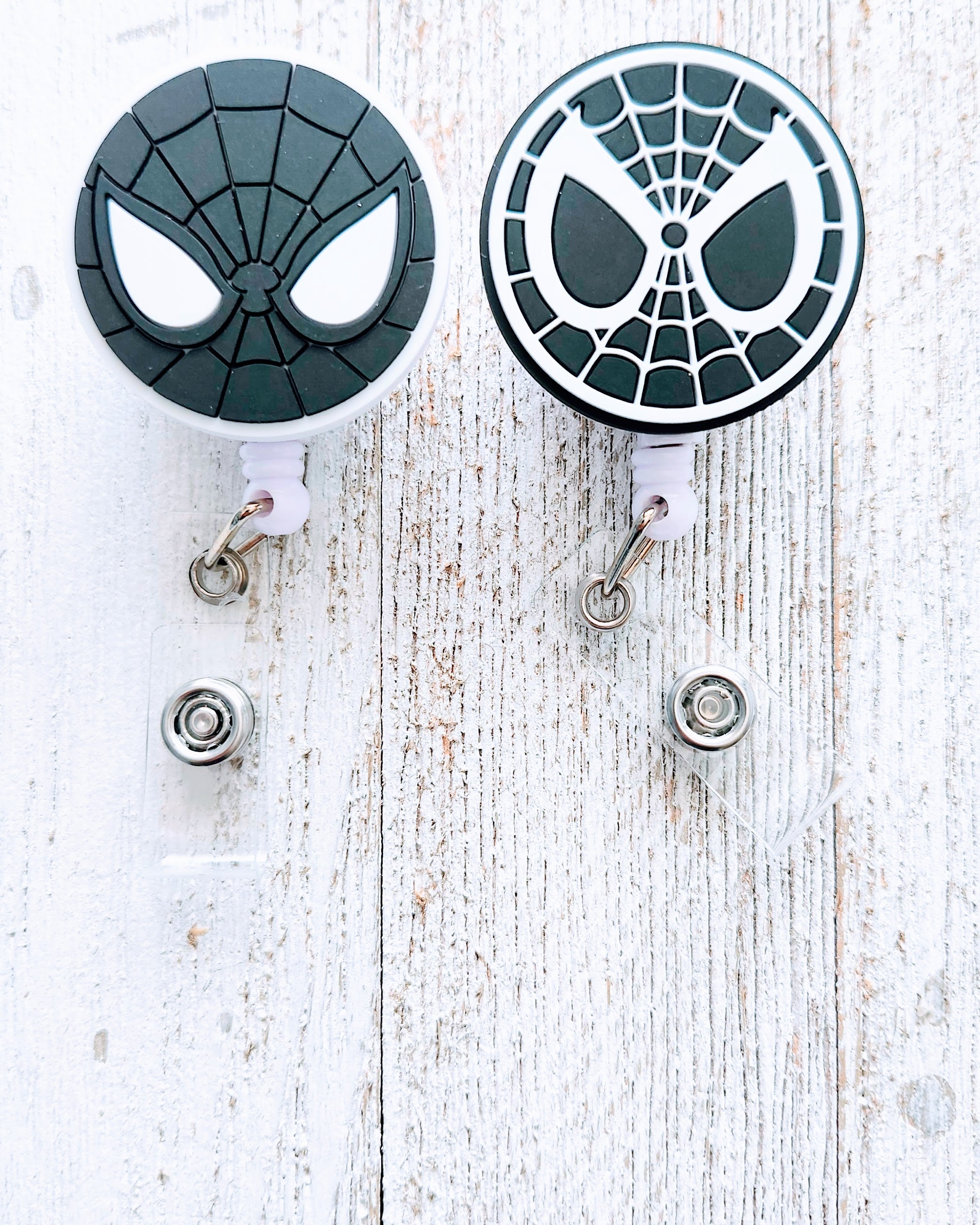 'Friendly Neighborhood' Spiderman Logo Retractable Badge Reel