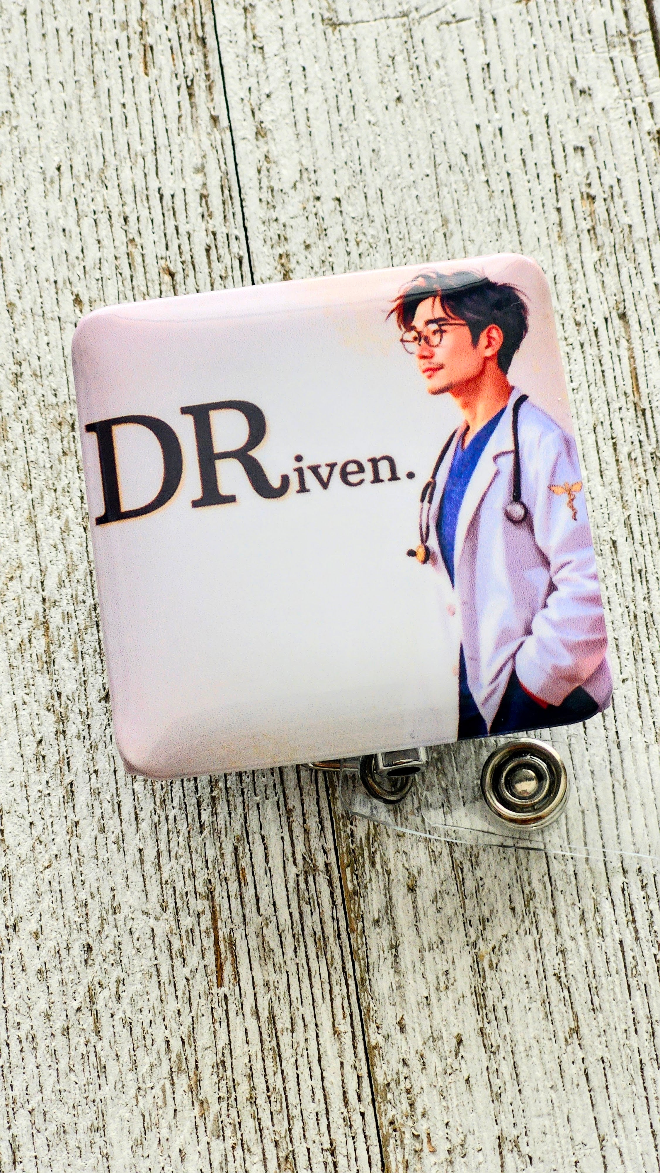 Custom/ Personalized Male DRiven ID Badge