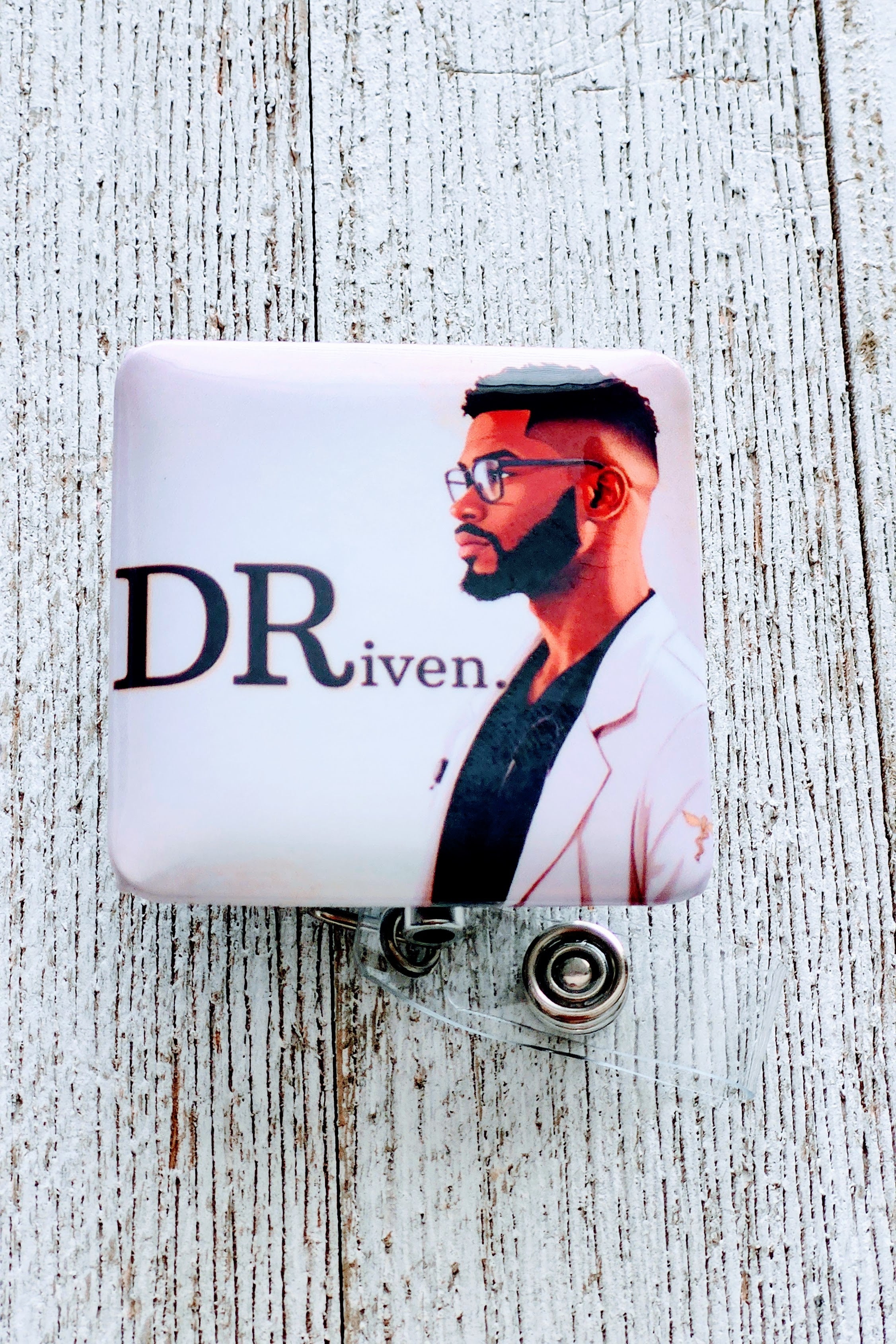 Custom/ Personalized Male DRiven ID Badge