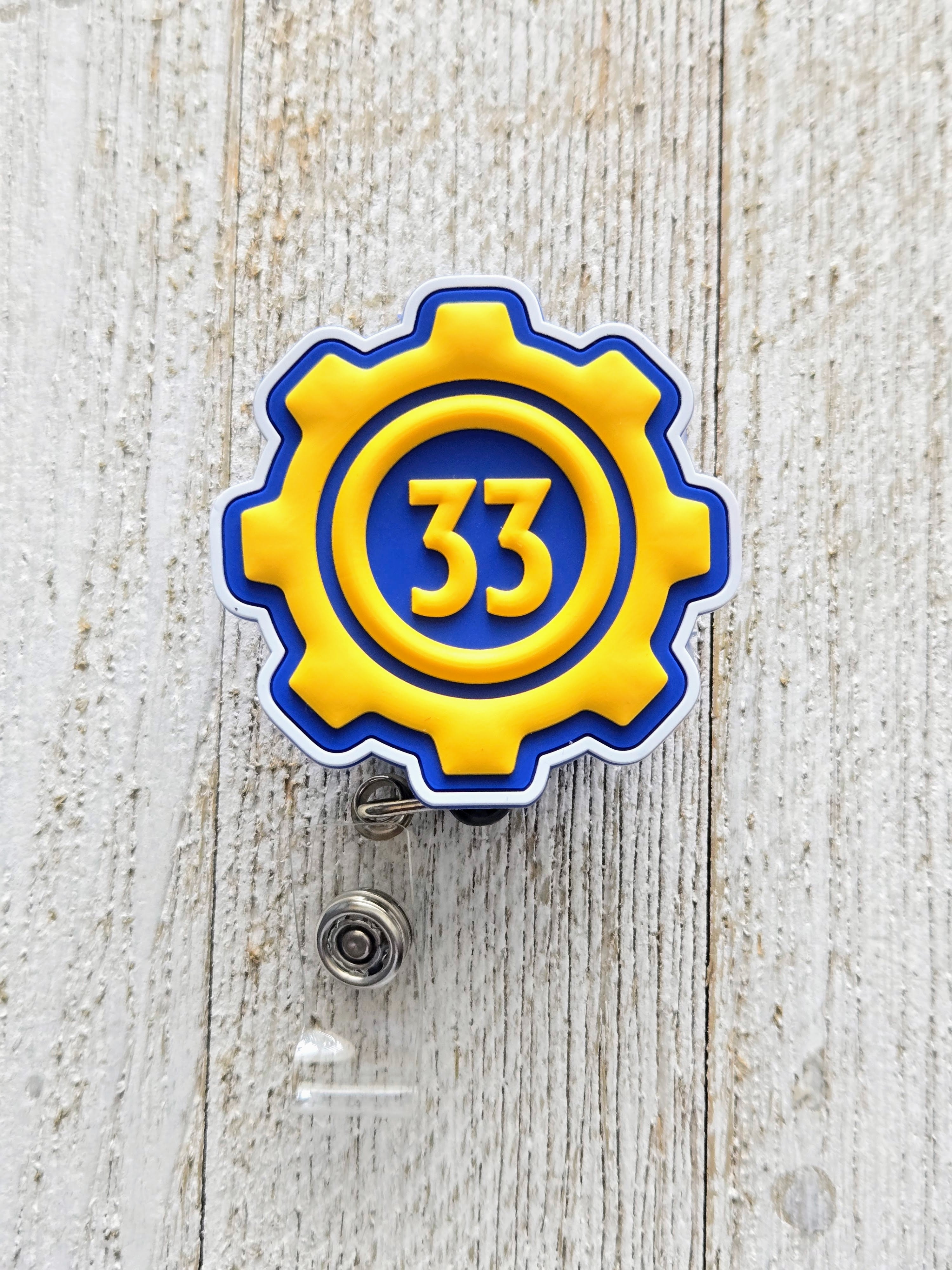 Fallout Vault Dweller Wasteland Badge Reel