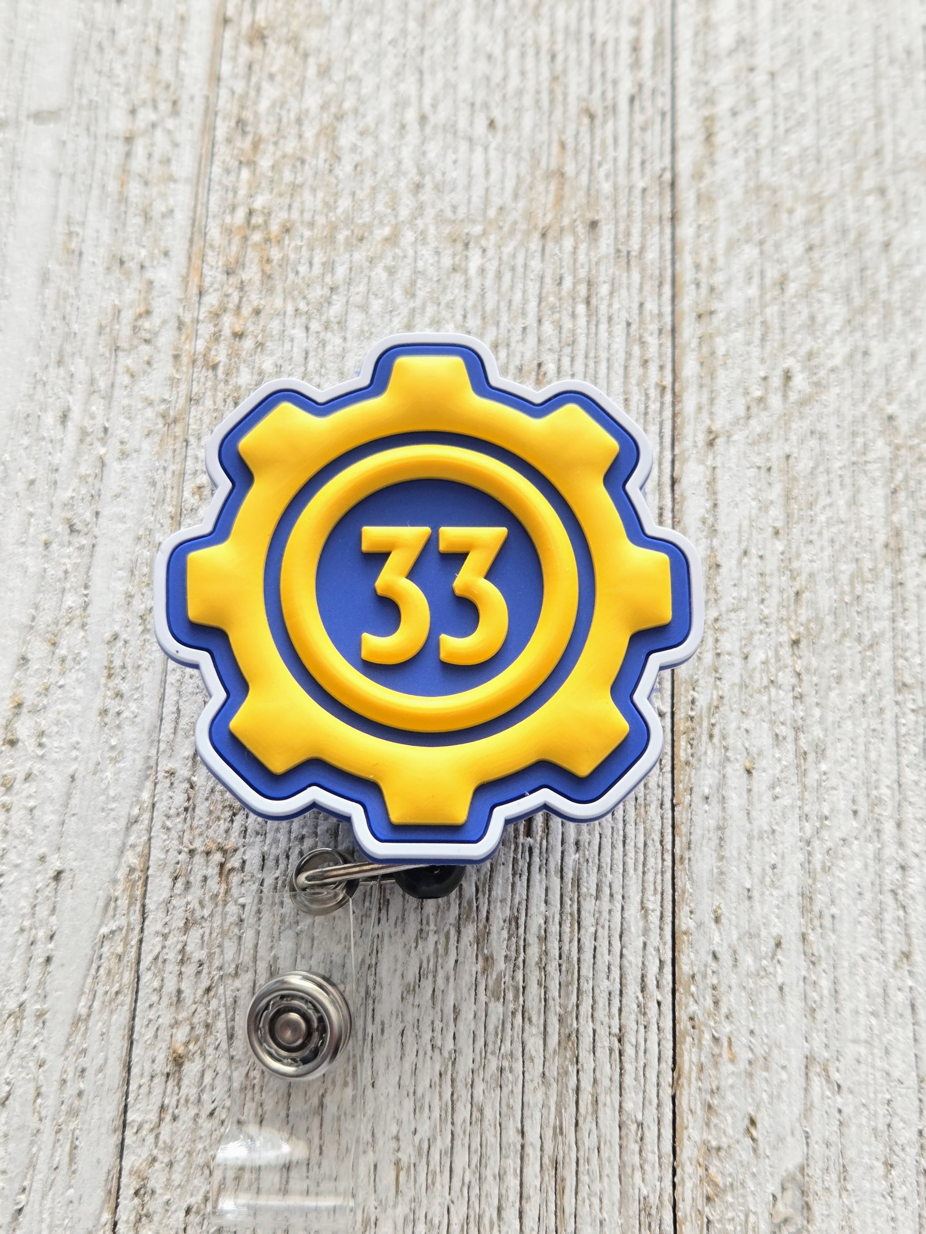Fallout Vault Dweller Wasteland Badge Reel
