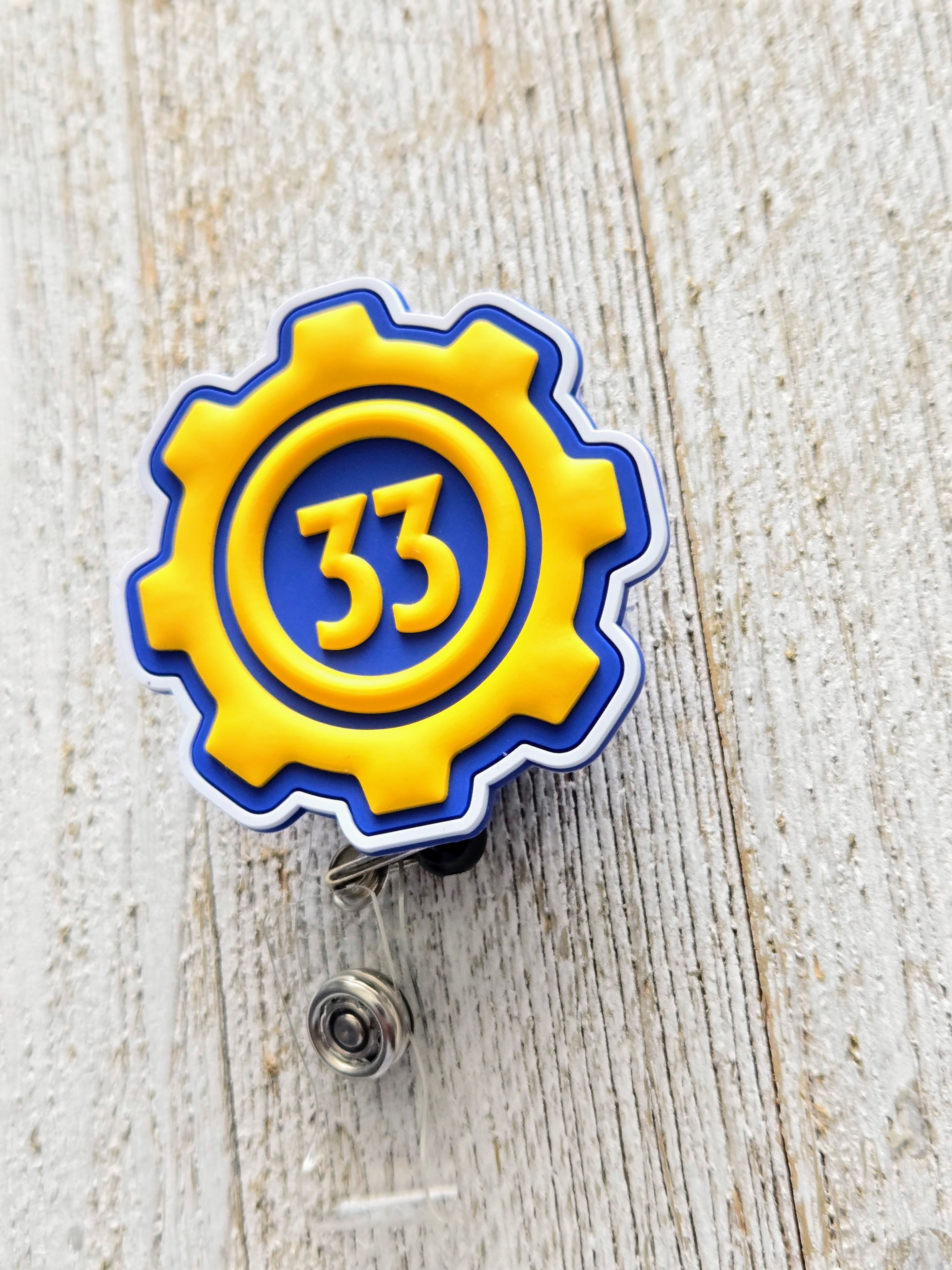 Fallout Vault Dweller Wasteland Badge Reel