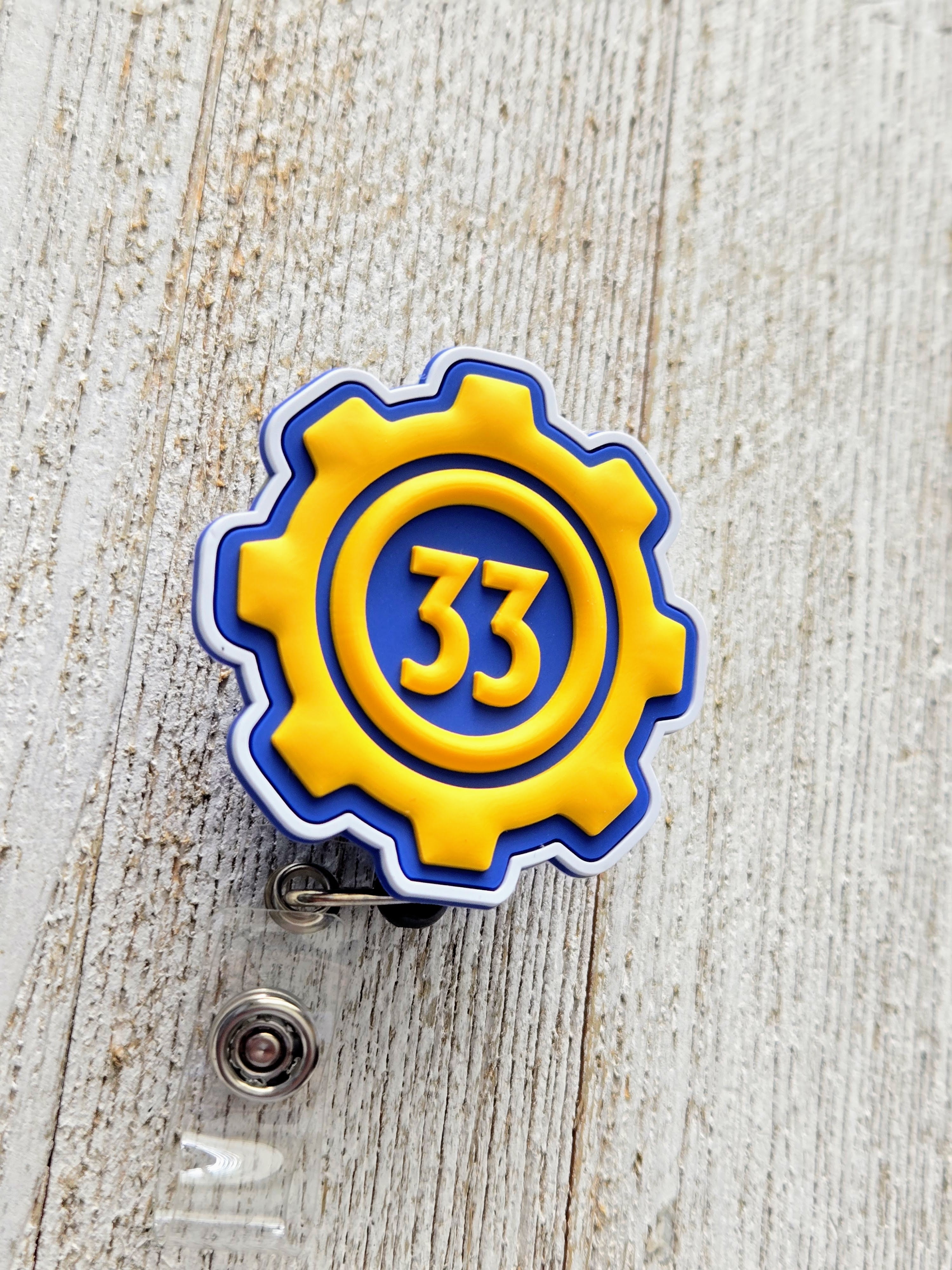 Fallout Vault Dweller Wasteland Badge Reel