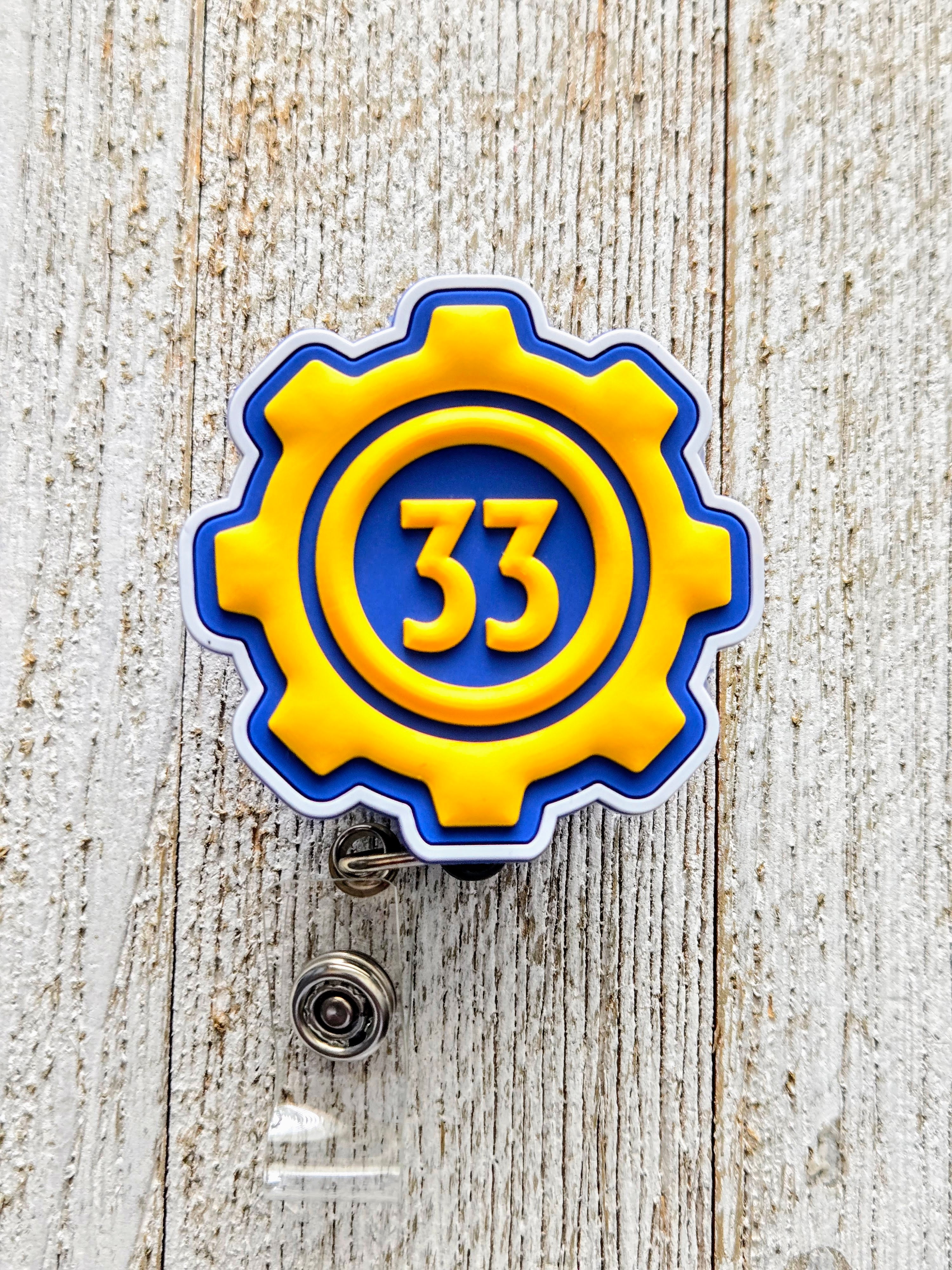 Fallout Vault Dweller Wasteland Badge Reel