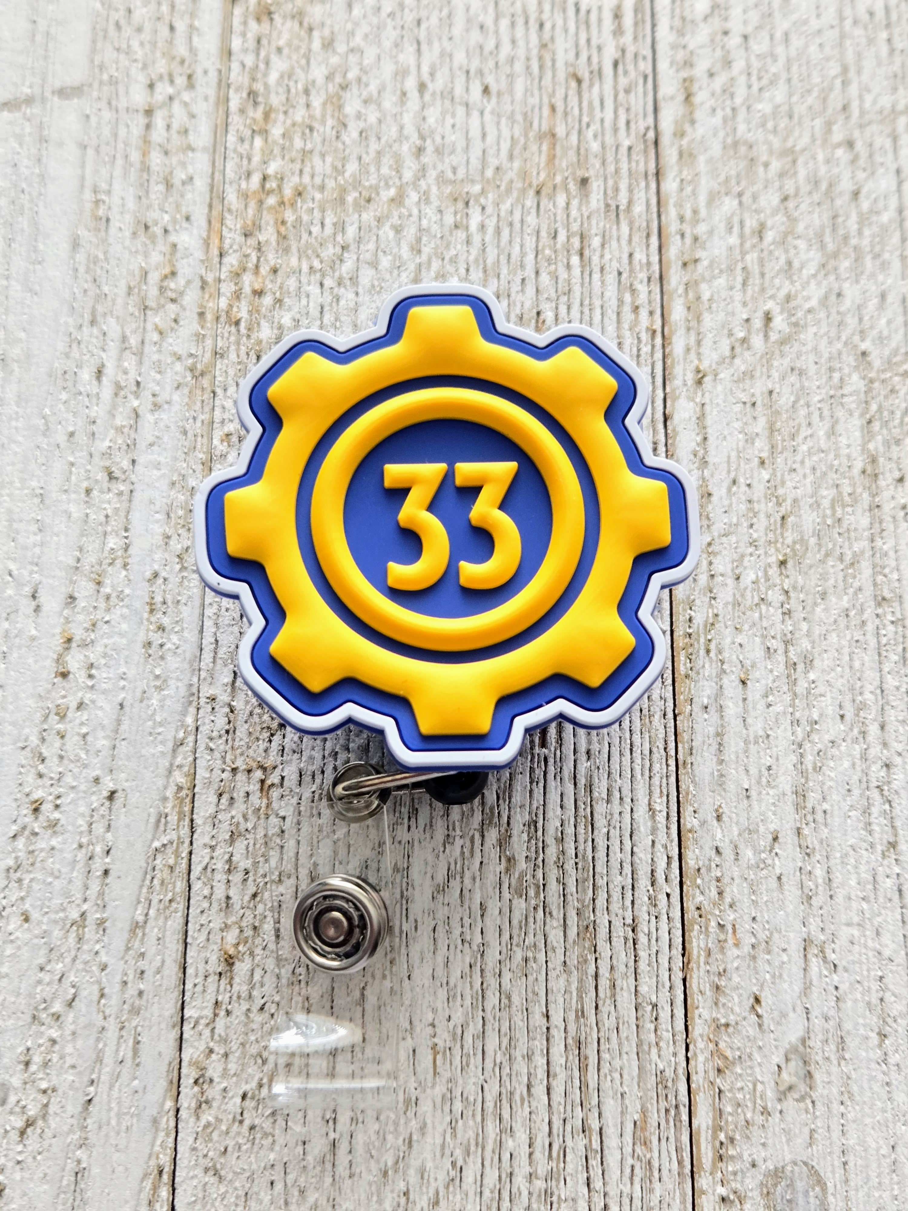Fallout Vault Dweller Wasteland Badge Reel