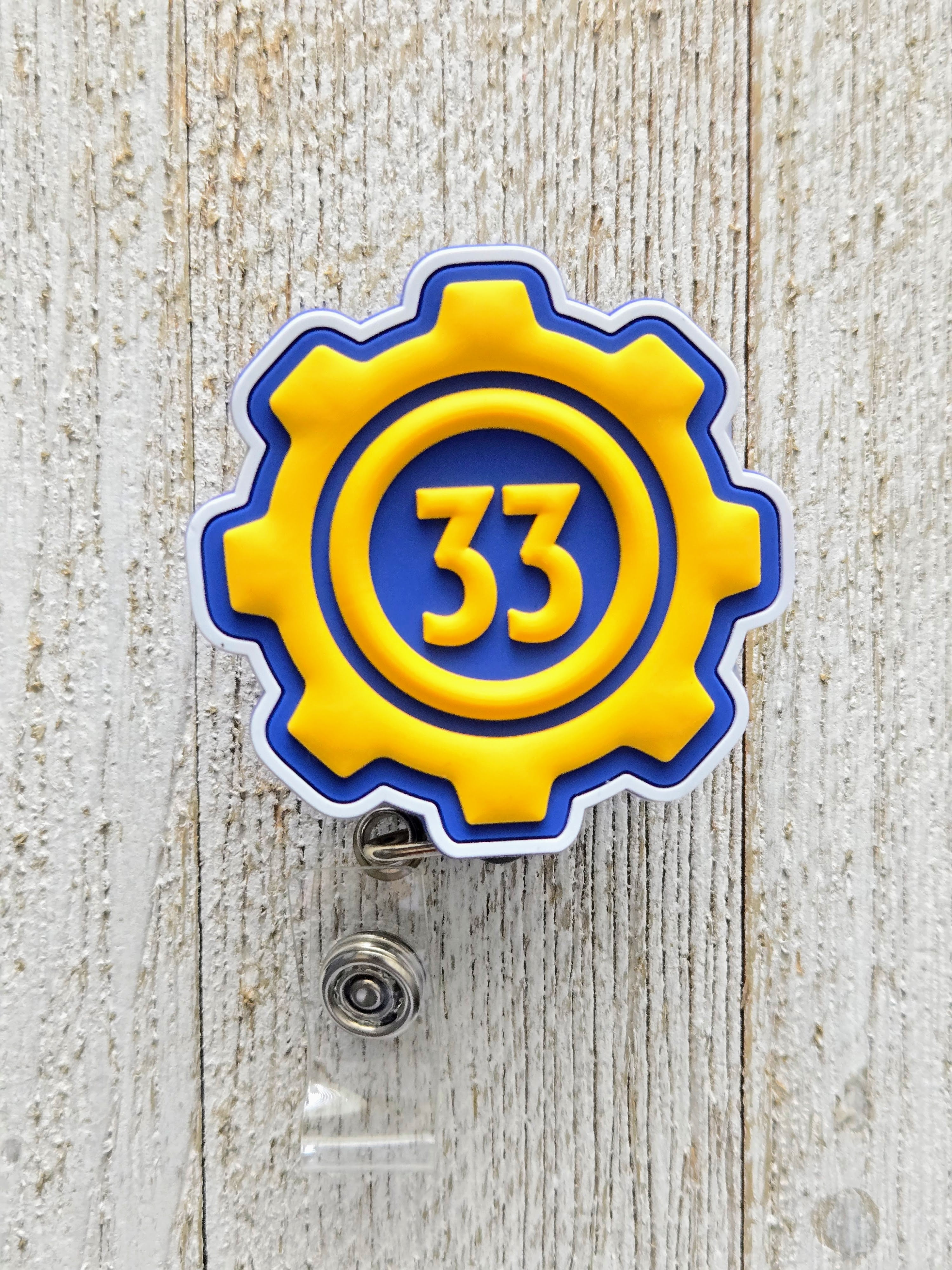 Fallout Vault Dweller Wasteland Badge Reel
