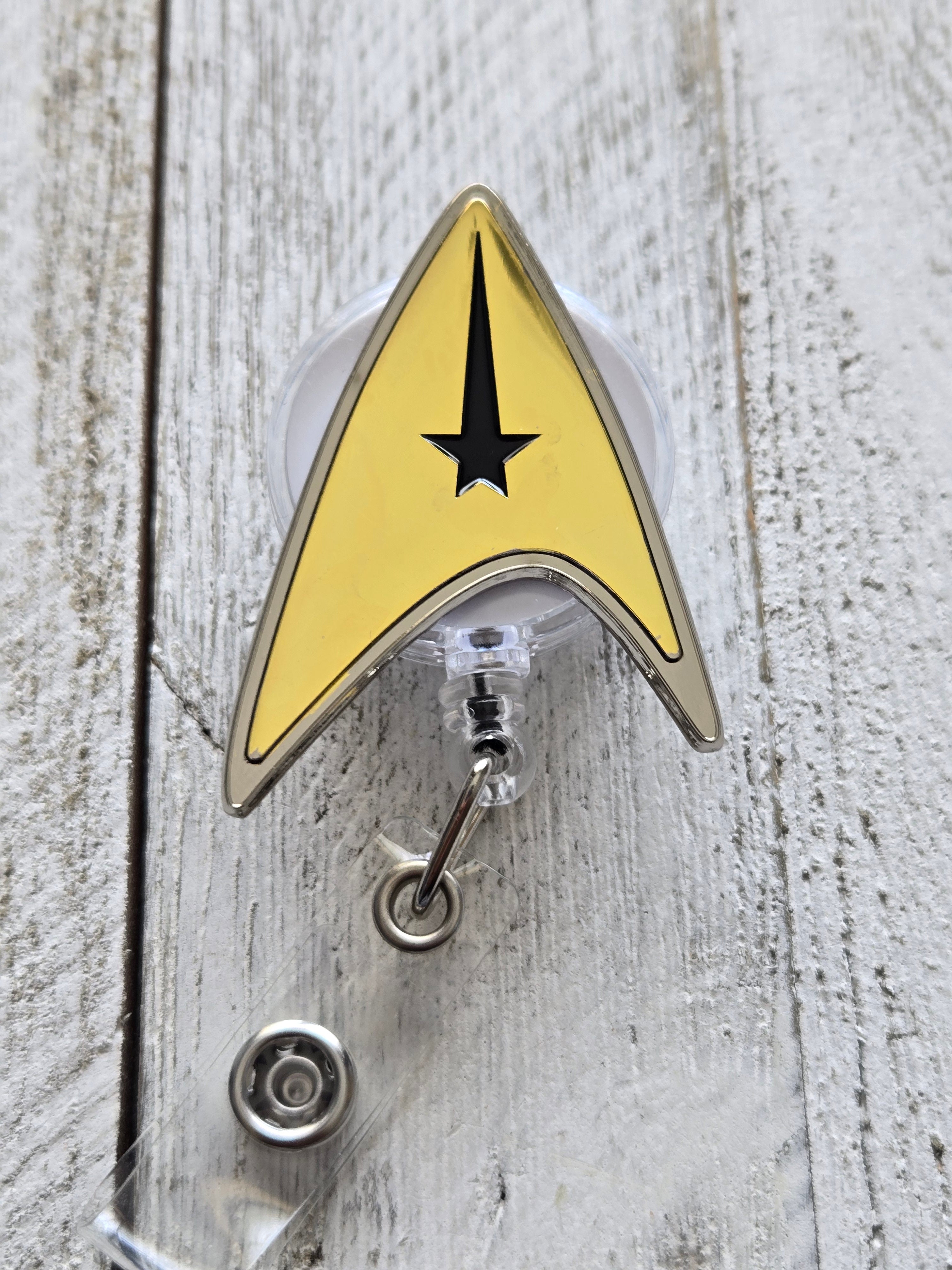 Star Trek Enterprise Badge Reel – Retractable Work ID Holder