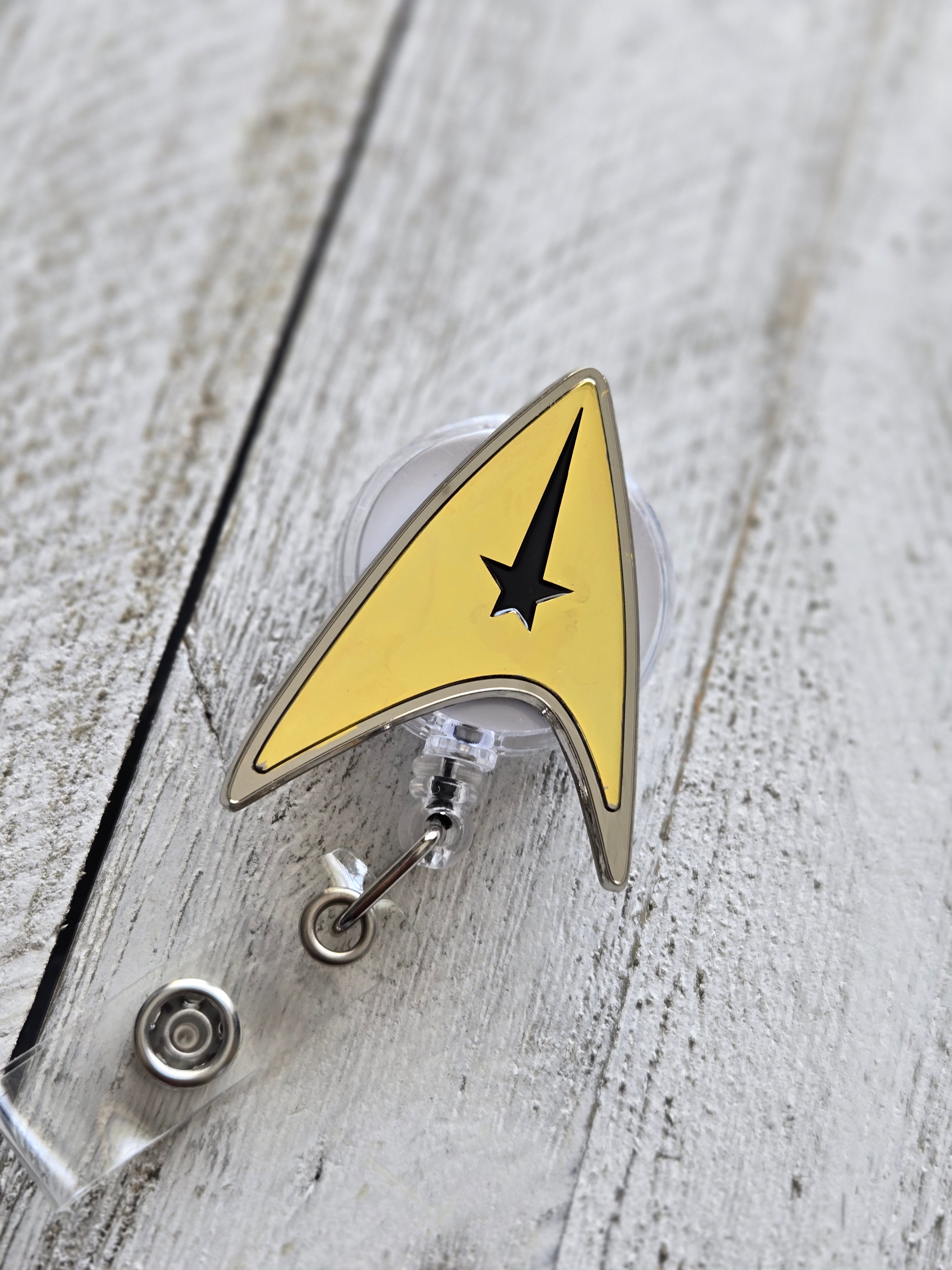 Star Trek Enterprise Badge Reel – Retractable Work ID Holder