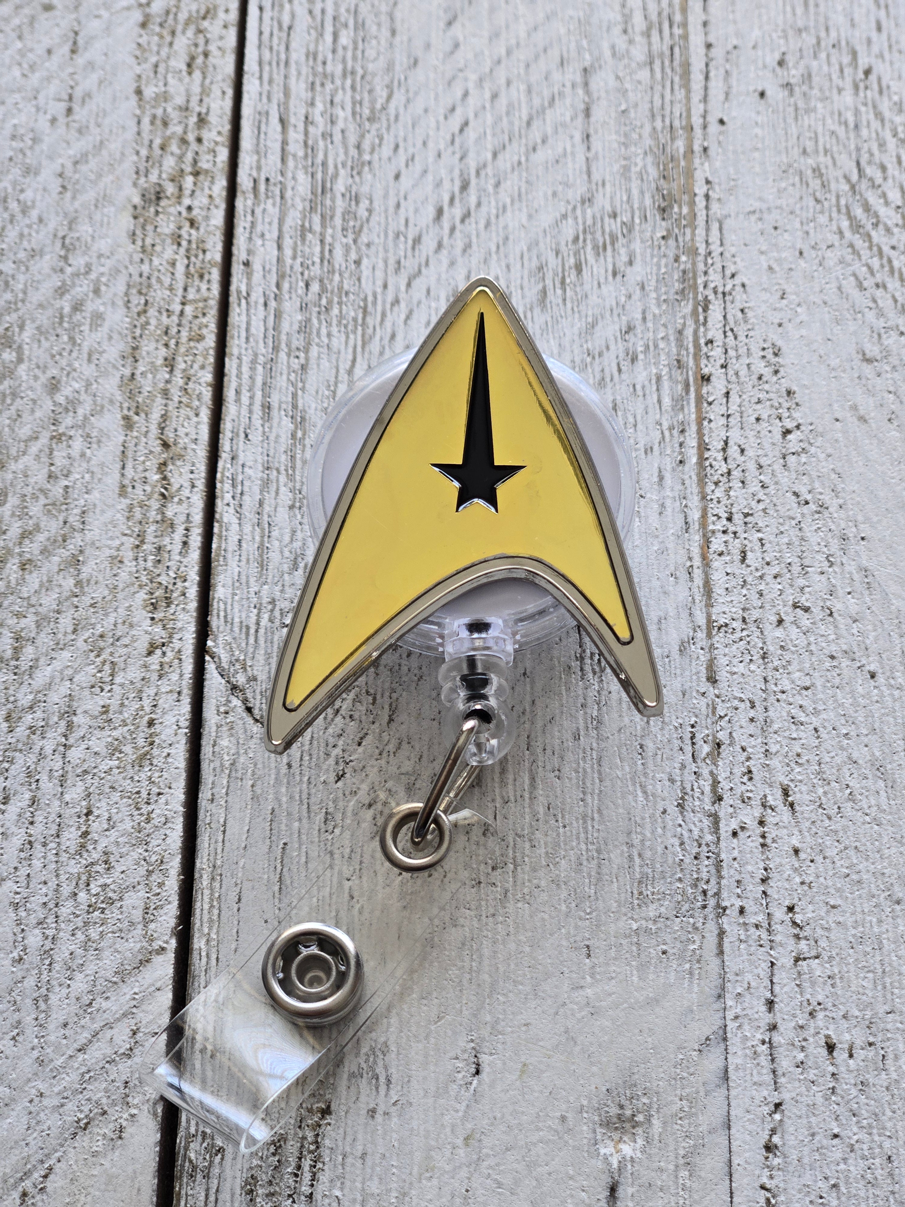 Star Trek Enterprise Badge Reel – Retractable Work ID Holder