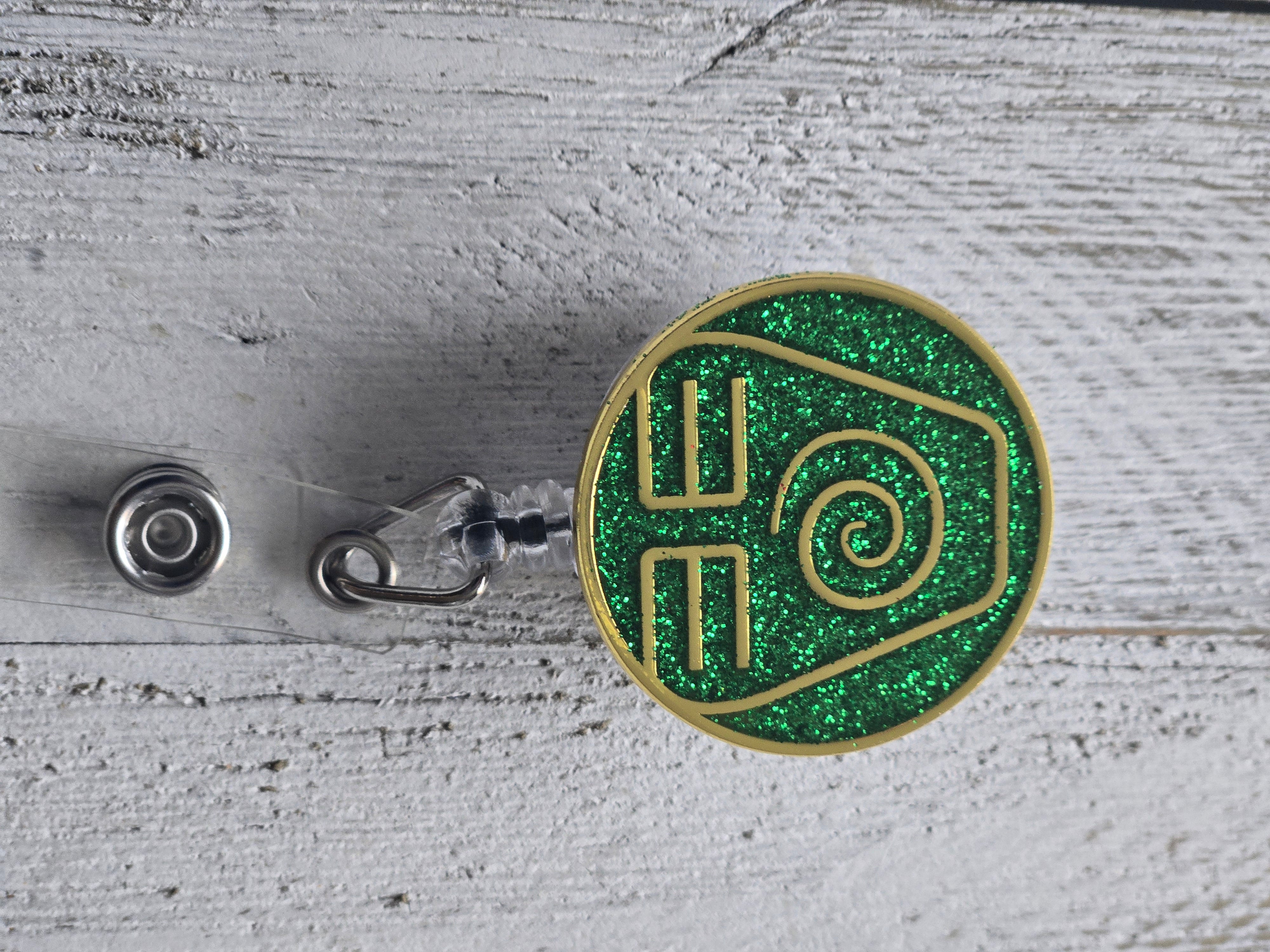 Avatar Earth Kingdom Badge Reel – Retractable Work ID Holder