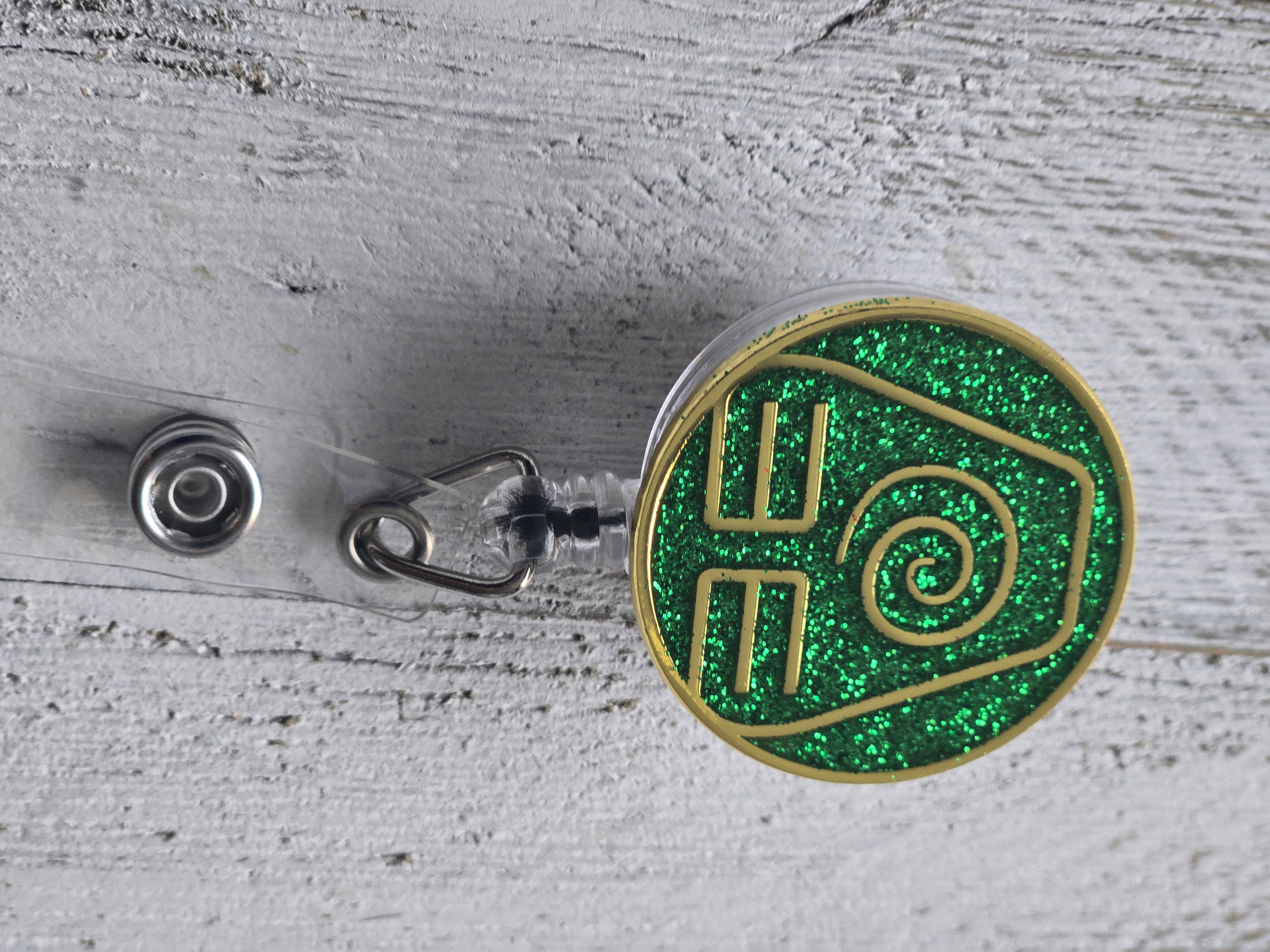 Avatar Earth Kingdom Badge Reel – Retractable Work ID Holder