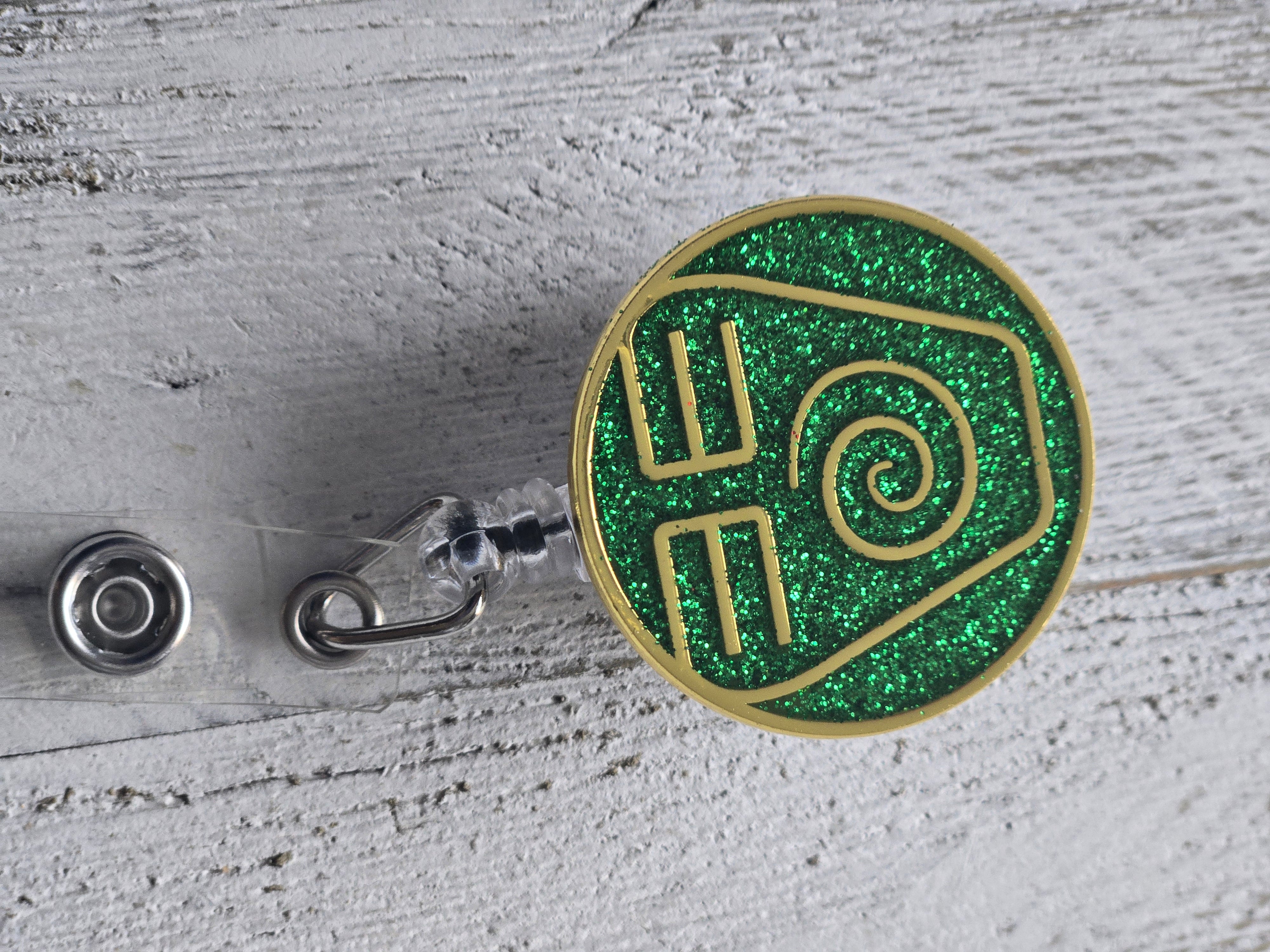 Avatar Earth Kingdom Badge Reel – Retractable Work ID Holder