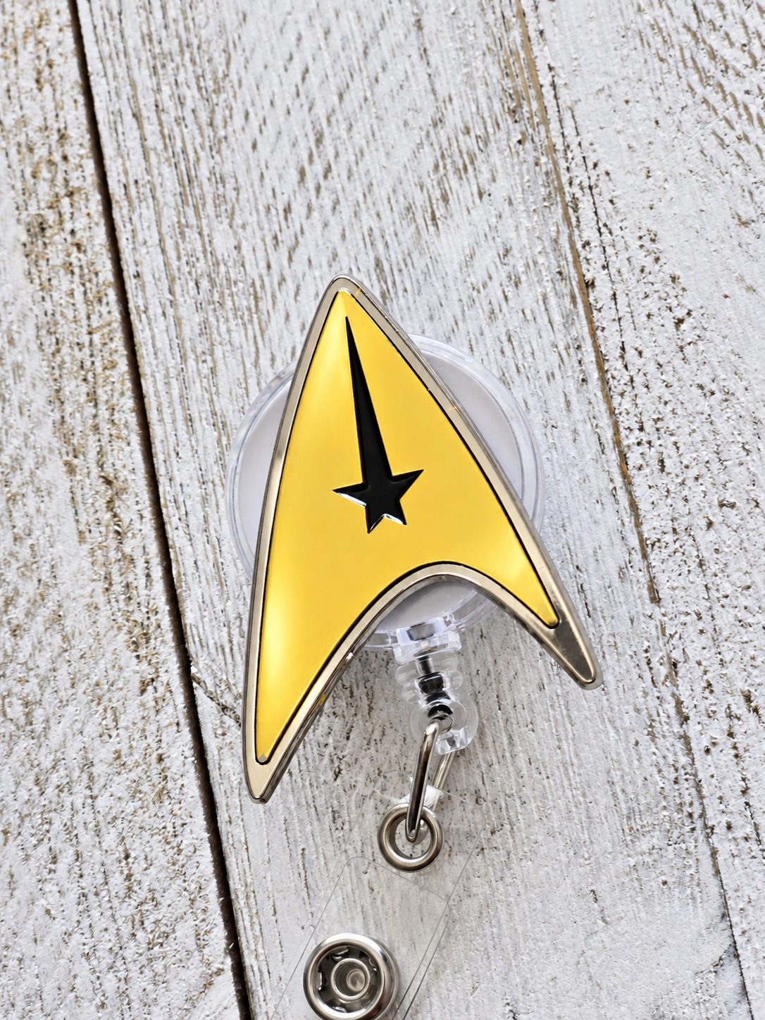 Star Trek Enterprise Badge Reel – Retractable Work ID Holder