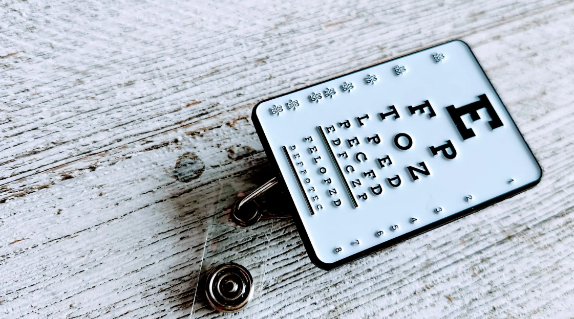 Optometry/Eye Exam Optometry Retractable Badge Reel