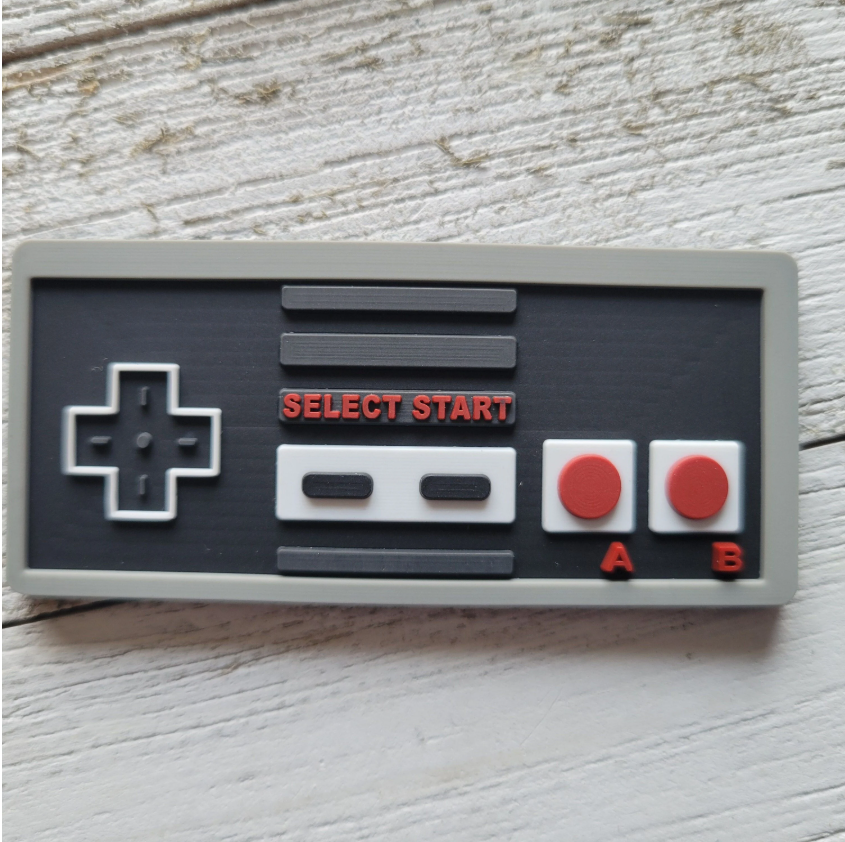 Original Nintendo Controller Retractable Badge Reel
