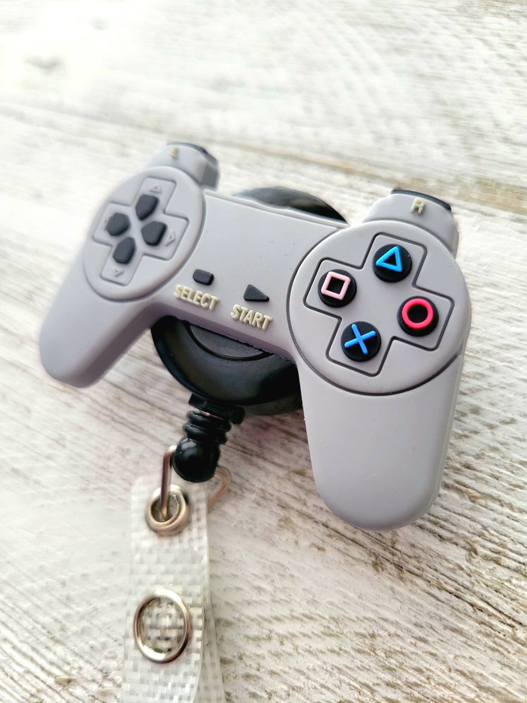 Video Game Retractable ID Badge Holder for Gamer